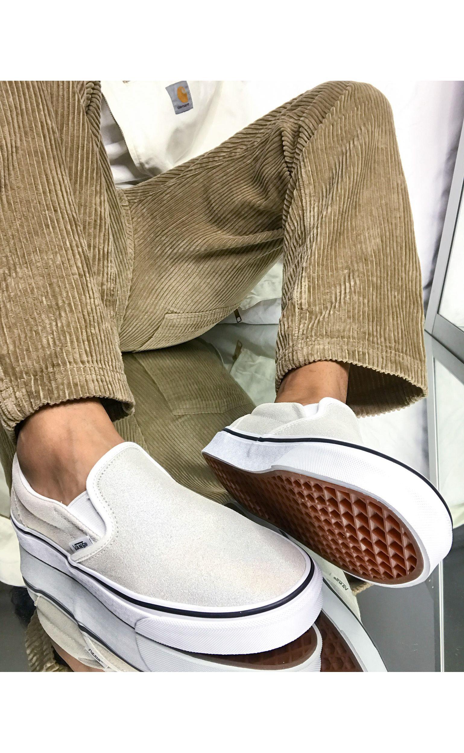 Matroos Handvol handleiding Vans Ua Classic Slip-on - Instapper Sneakers Van Iriserend Suède in het Wit  | Lyst NL