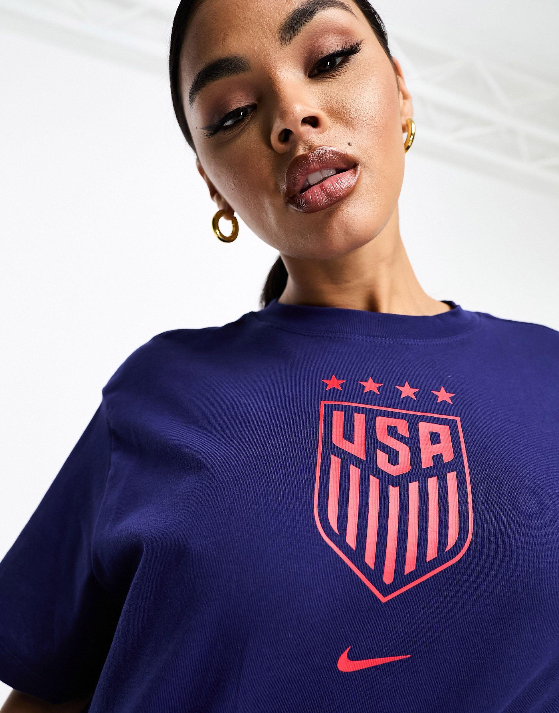 Nike Football Usa Creat 4star T-shirt in Blue | Lyst