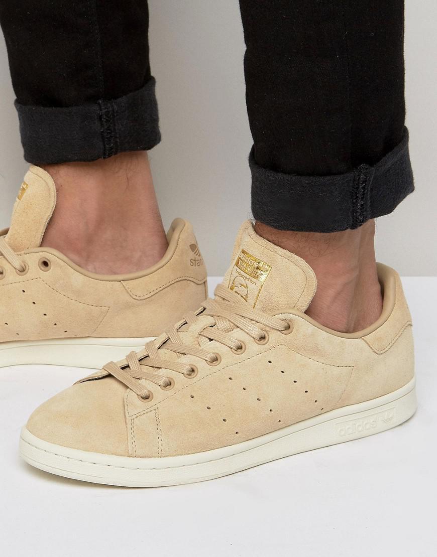 stan smith beige suede