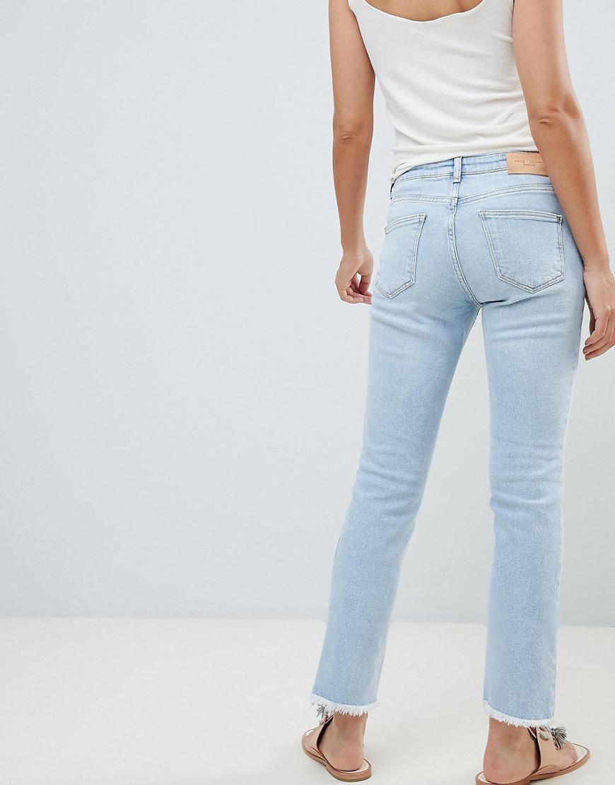 mango straight leg jeans