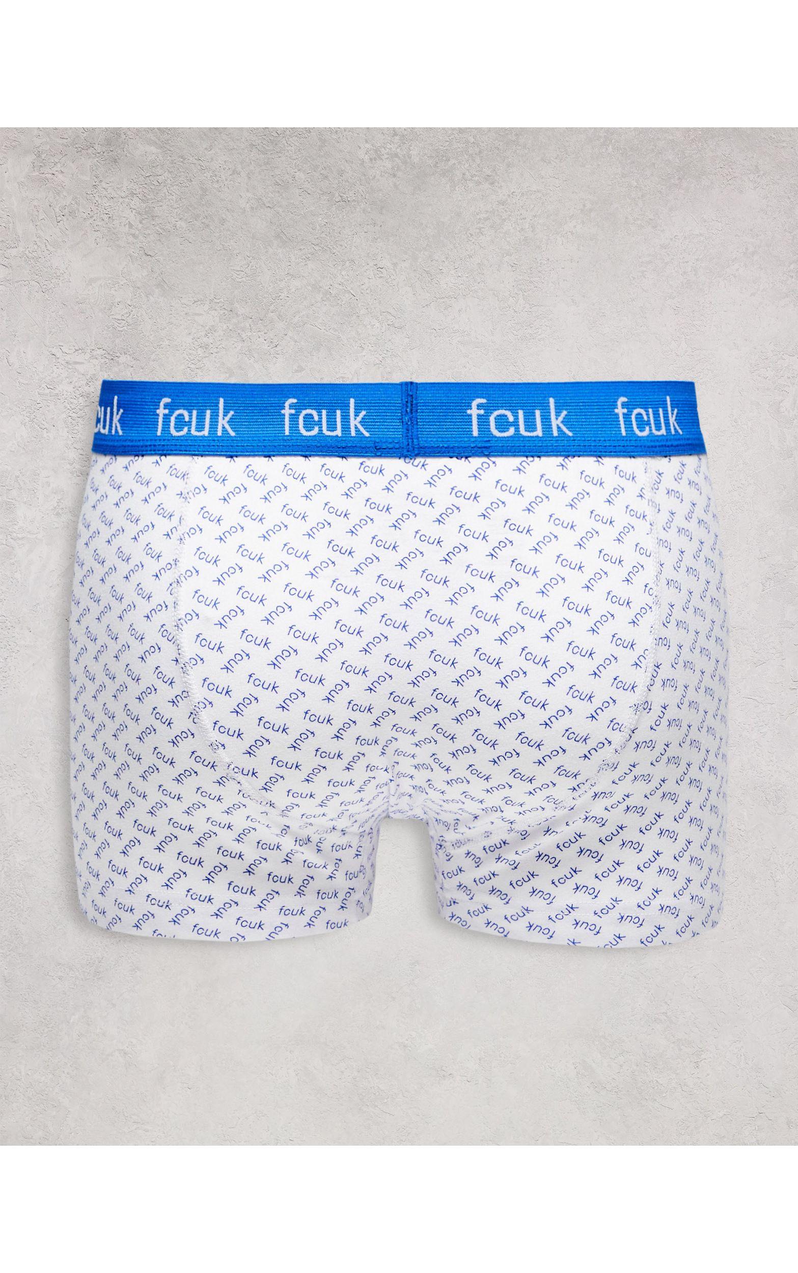 French Connection 3 Pack Boxers in Blue for Men | Lyst