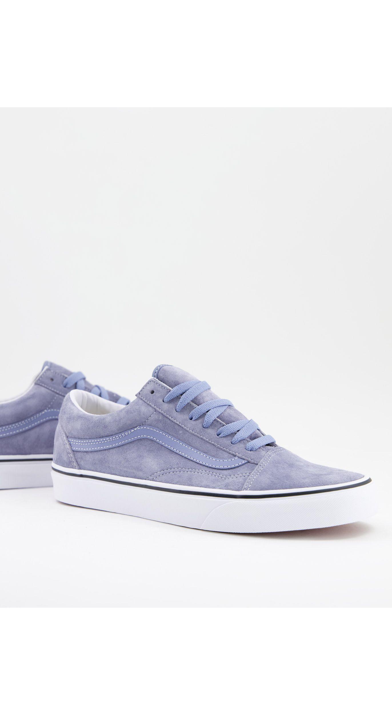 Vans Rubber Old Skool - Suède Sneakers in het Blauw voor heren - Lyst