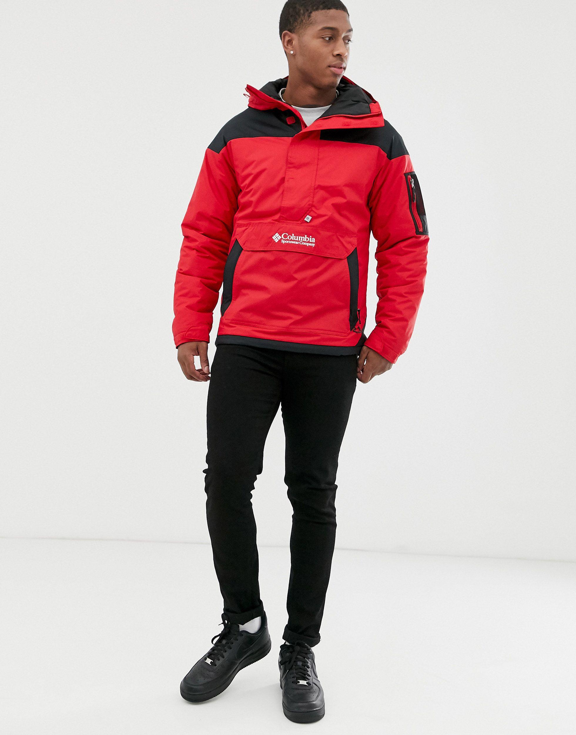 red columbia jacket