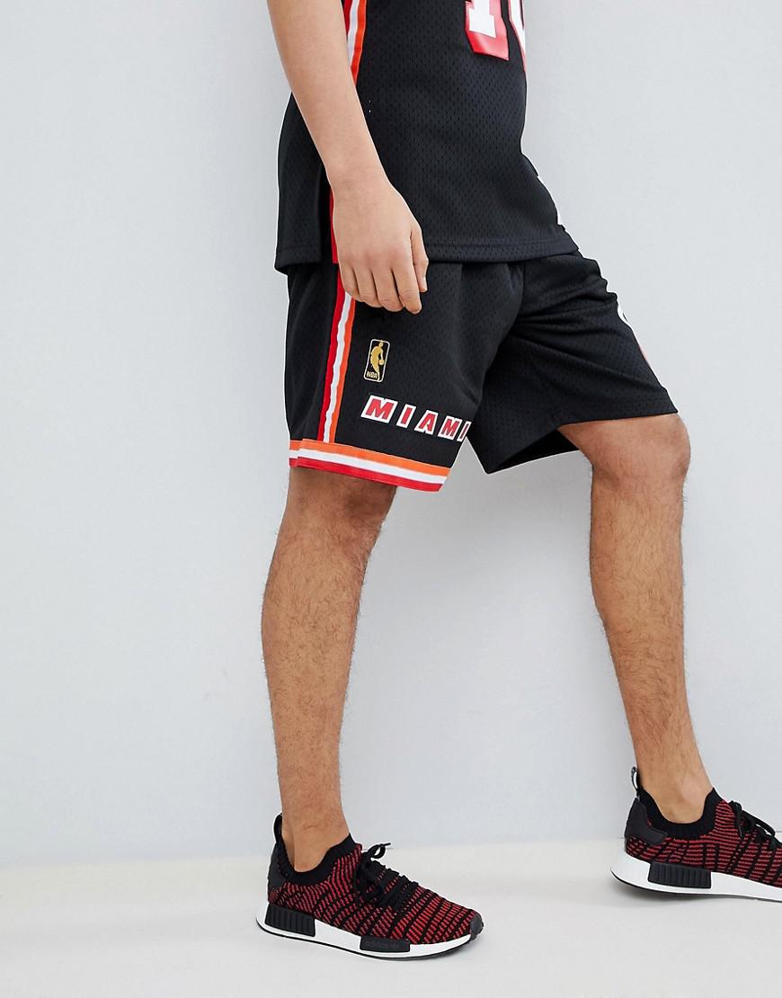 mitchell and ness miami heat shorts