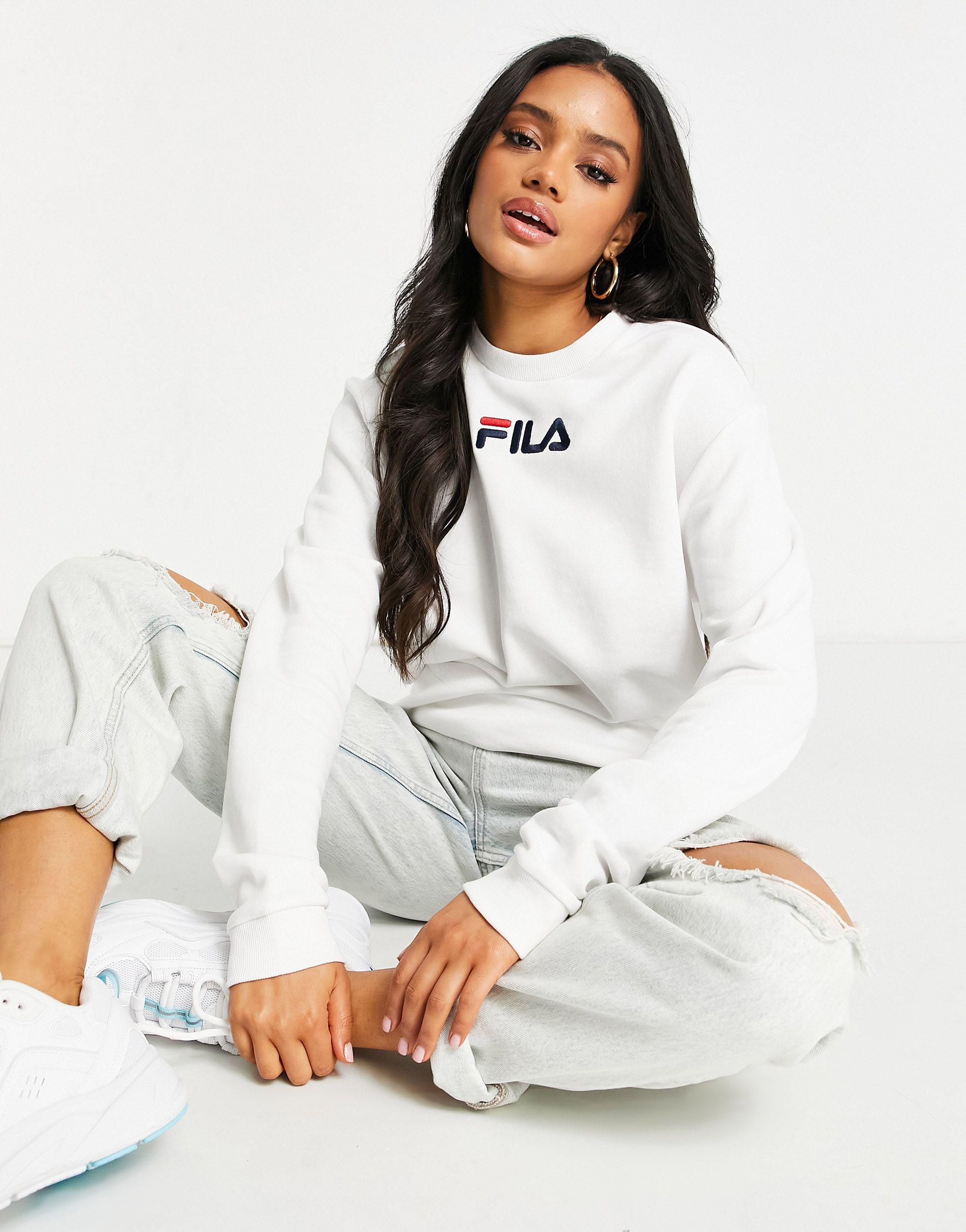 oversized fila sweatshirt