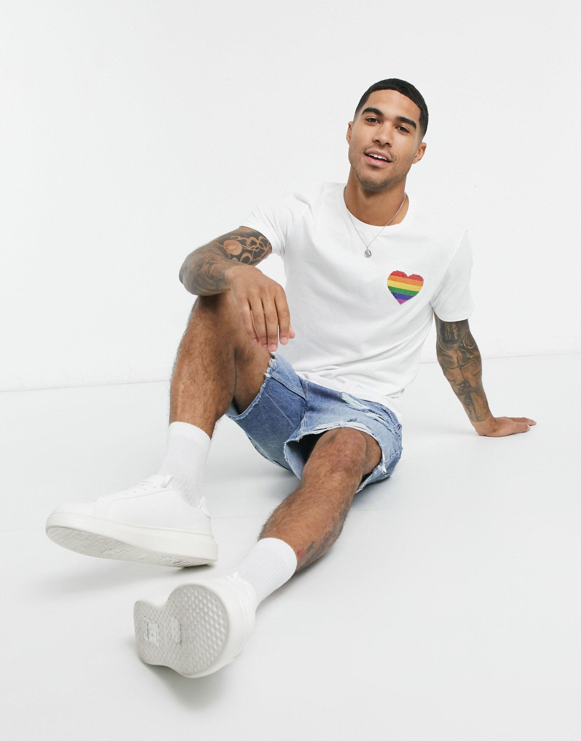 pride flip sequin tee