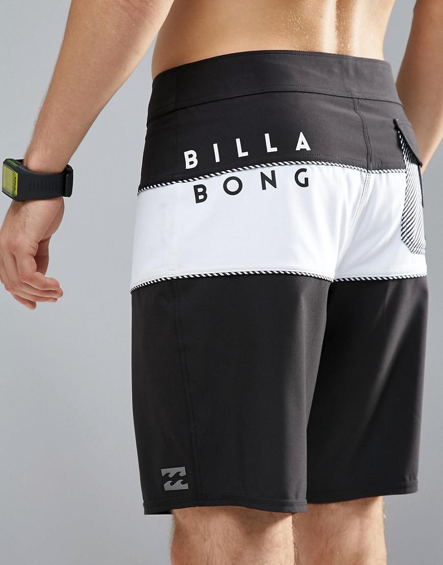 Lyst Billabong Tribong Board Shorts 18 Inch In Color Block in Black