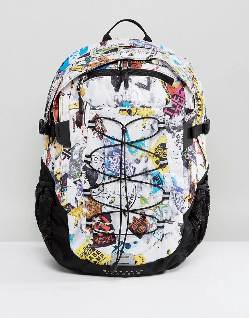 The North Face Borealis Classic Backpack 29litre In Sticker Bomb Print for  Men | Lyst