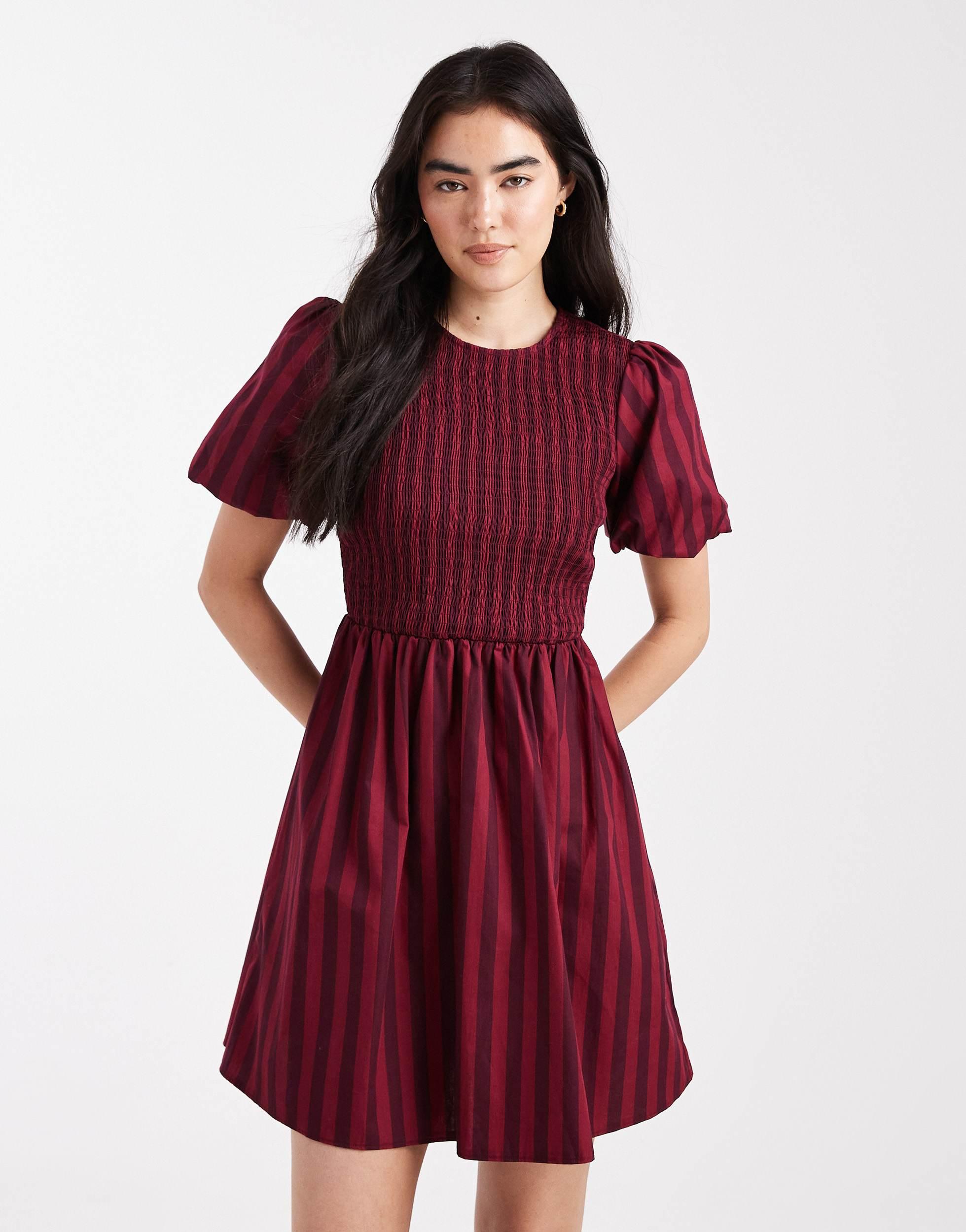 new look short dresses Curves Black Short Frill Sleeve Mini Smock Dress