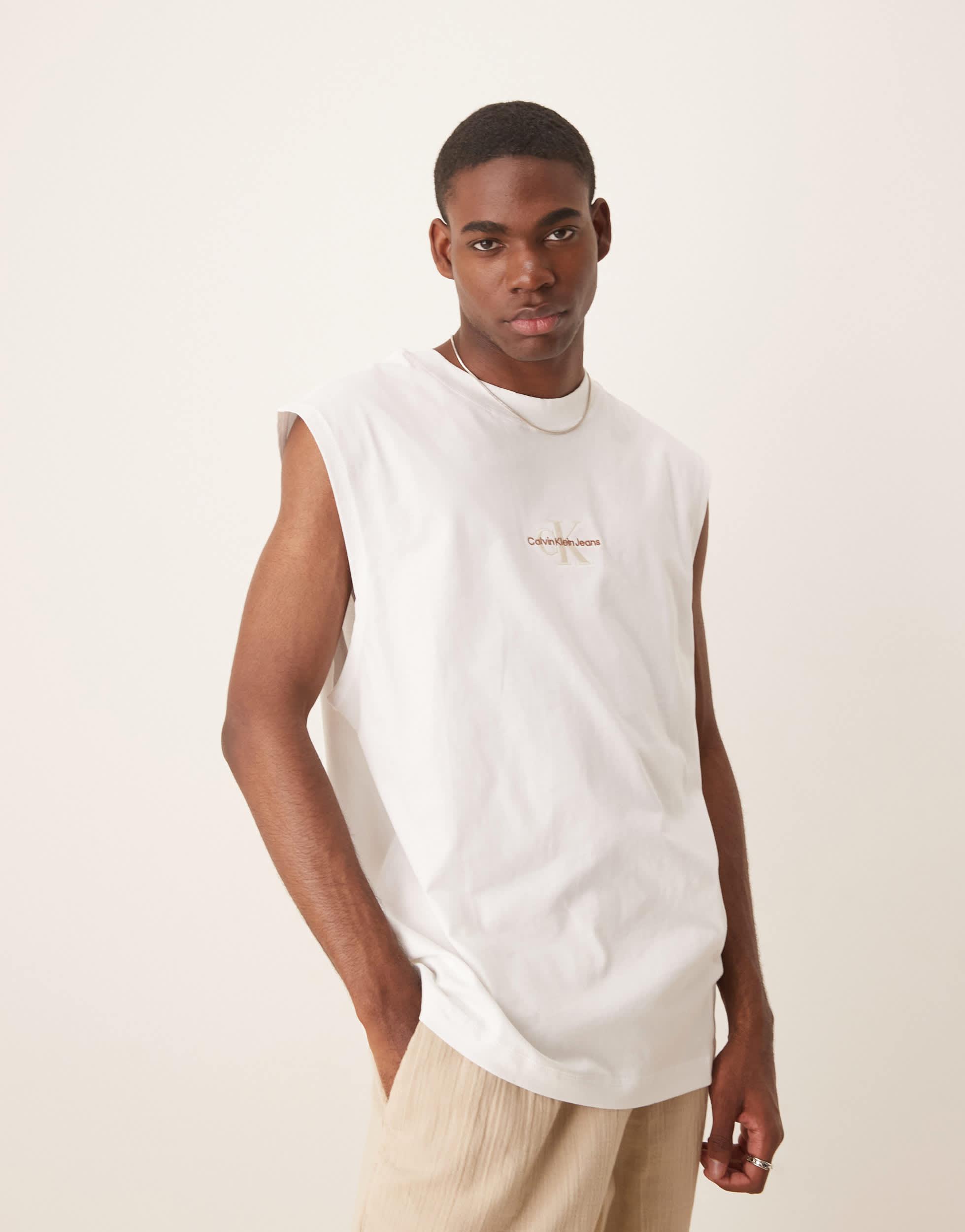 Asos Calvin Klein Singlet Asos Calvin Klein Shirt Pink Calvin