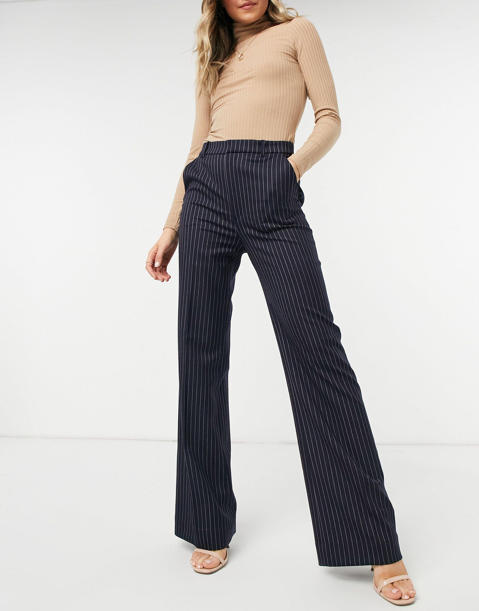 u0026 Other Stories Co-ord Pinstripe Flare Pants in Blue | Lyst
