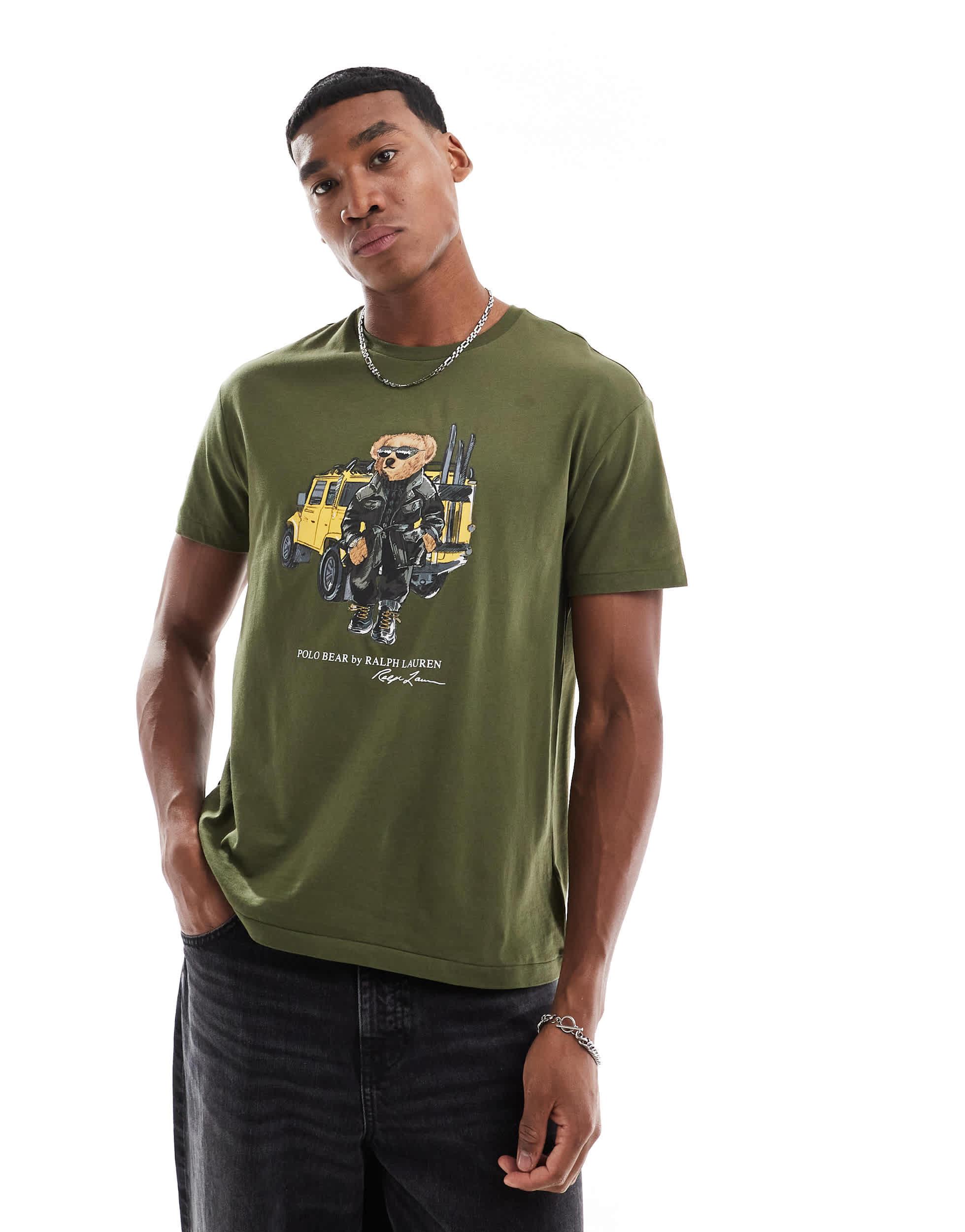 Polo Ralph Lauren Defender Bear Print T-Shirt Classic