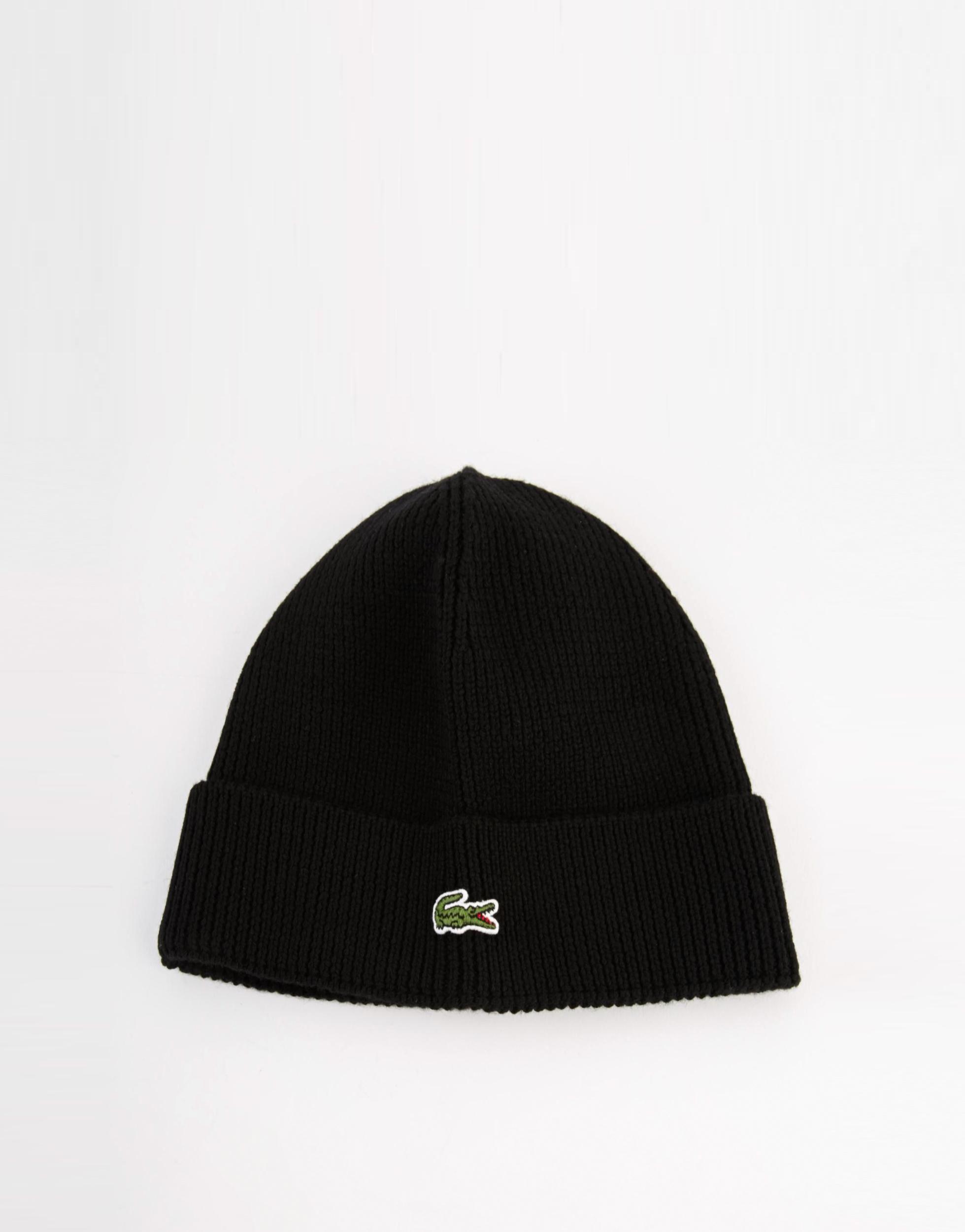 Lacoste Beanie Hat in Black for | Lyst UK
