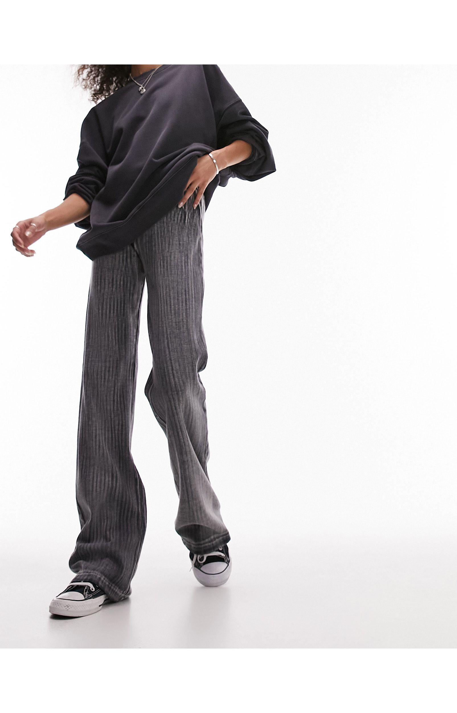 Topshop grey trousers cheap