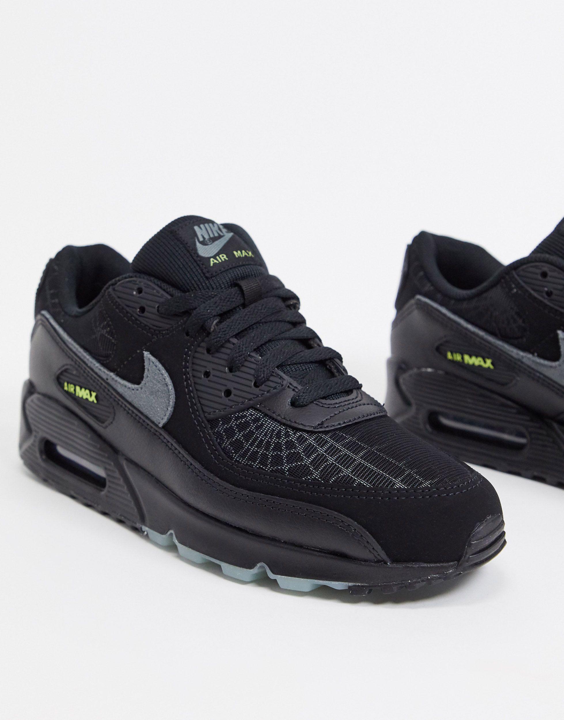 Nike – Air Max 90 SE – e Sneaker, die im Dunkeln leuchten in Schwarz für  Herren | Lyst AT