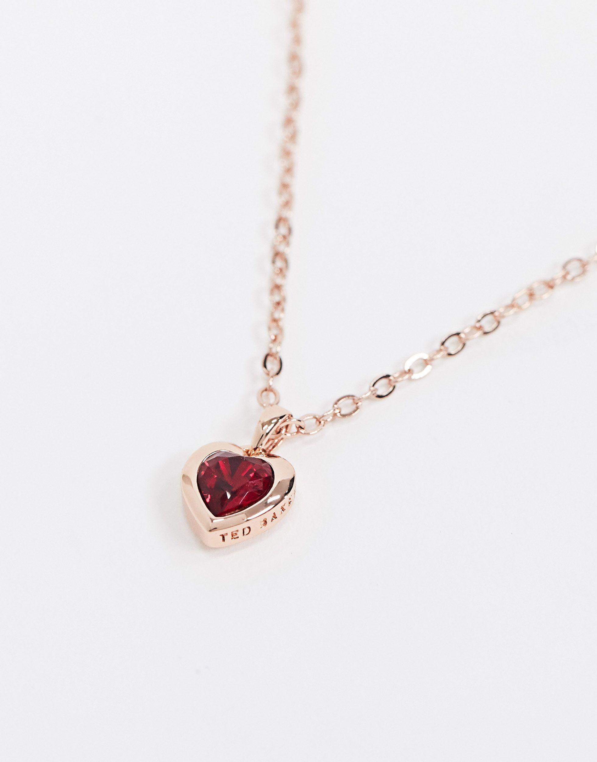 Ted Baker Red Heart Necklace 2025