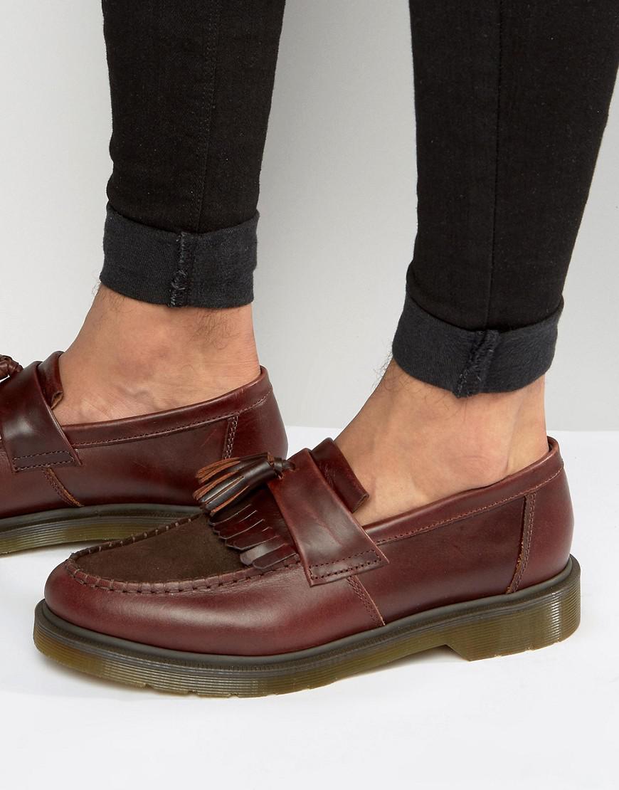 Dr. Martens Leather Adrian Tassel Loafers in Brown for Men - Lyst