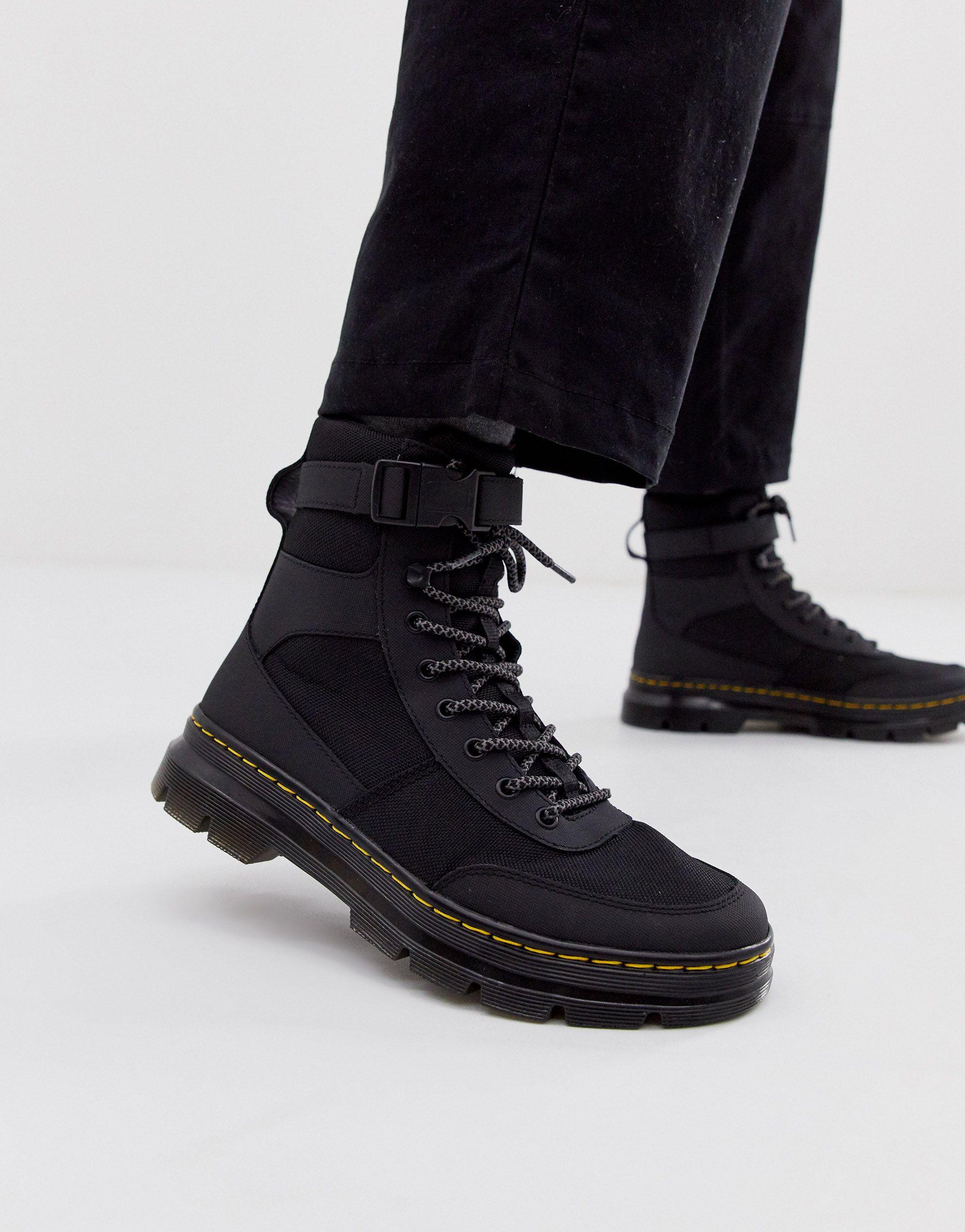 Dr. Martens Combs Tech Boot in Black for Men - Lyst