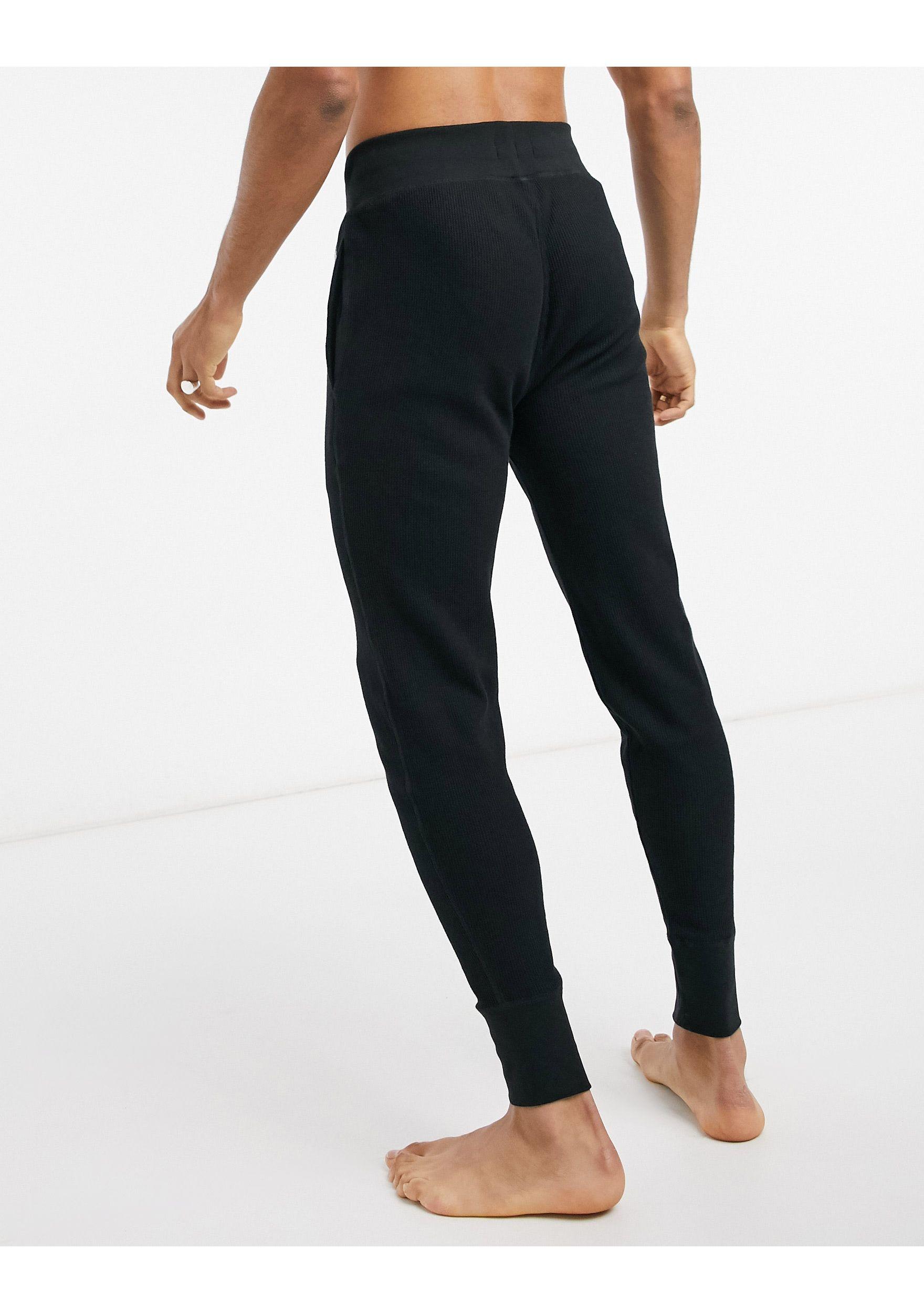 Polo Ralph Lauren Waffle jogger in Black for Men Lyst UK