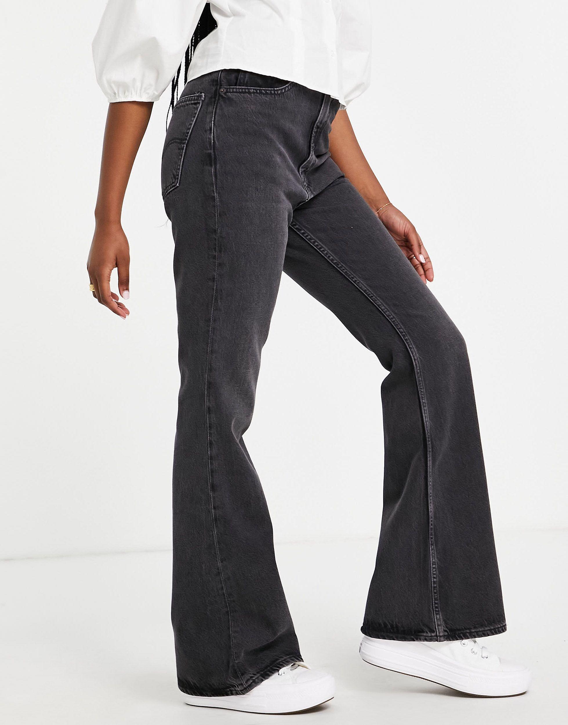 Levi's 70's Flare Jeans in Black | Lyst