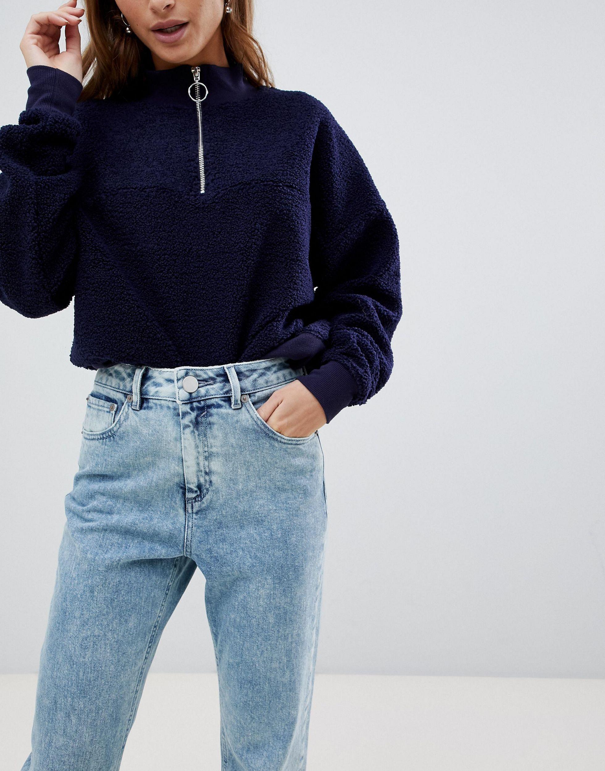 asos petite mom jeans