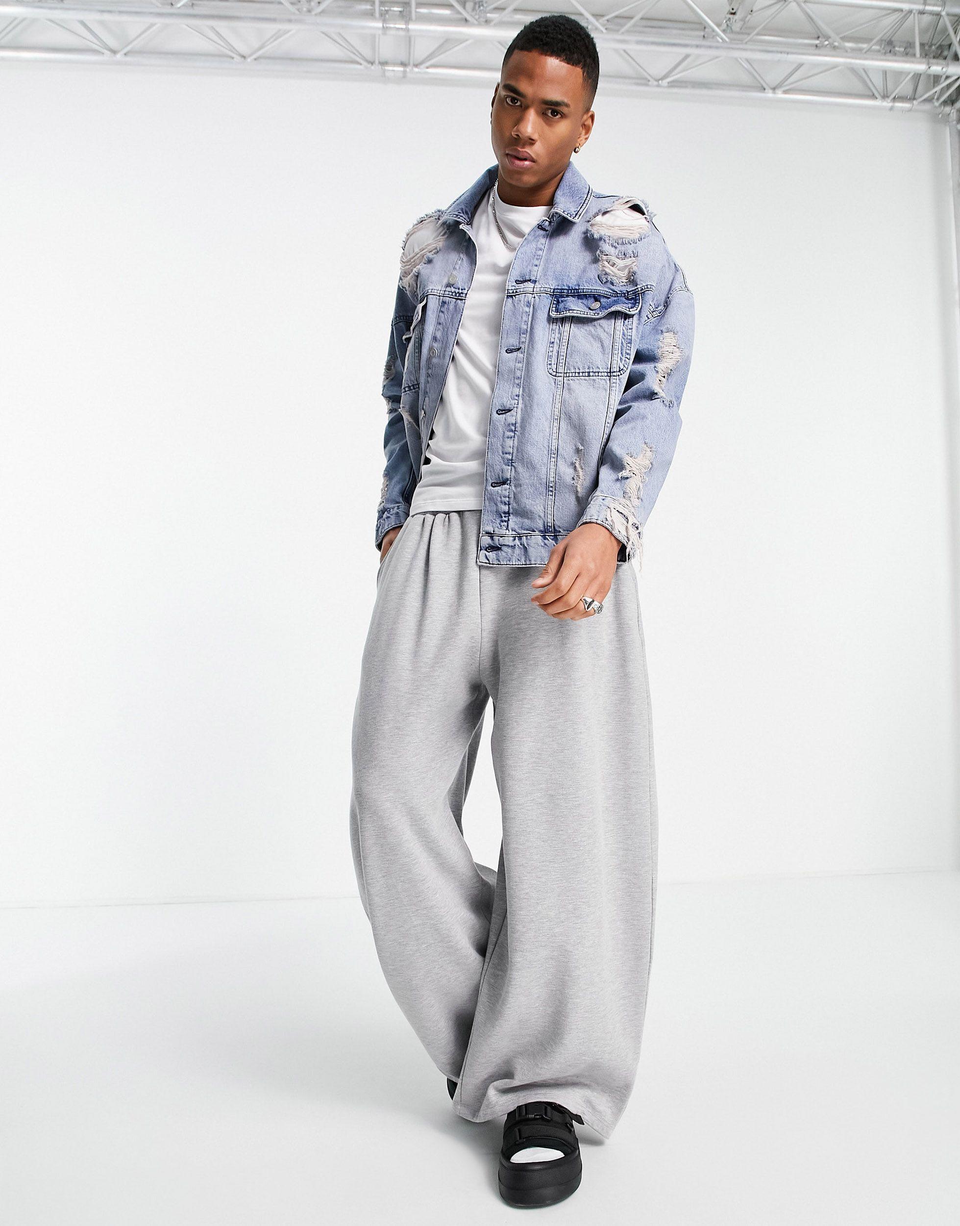 ASOS Oversized Extreme Ripped Denim 