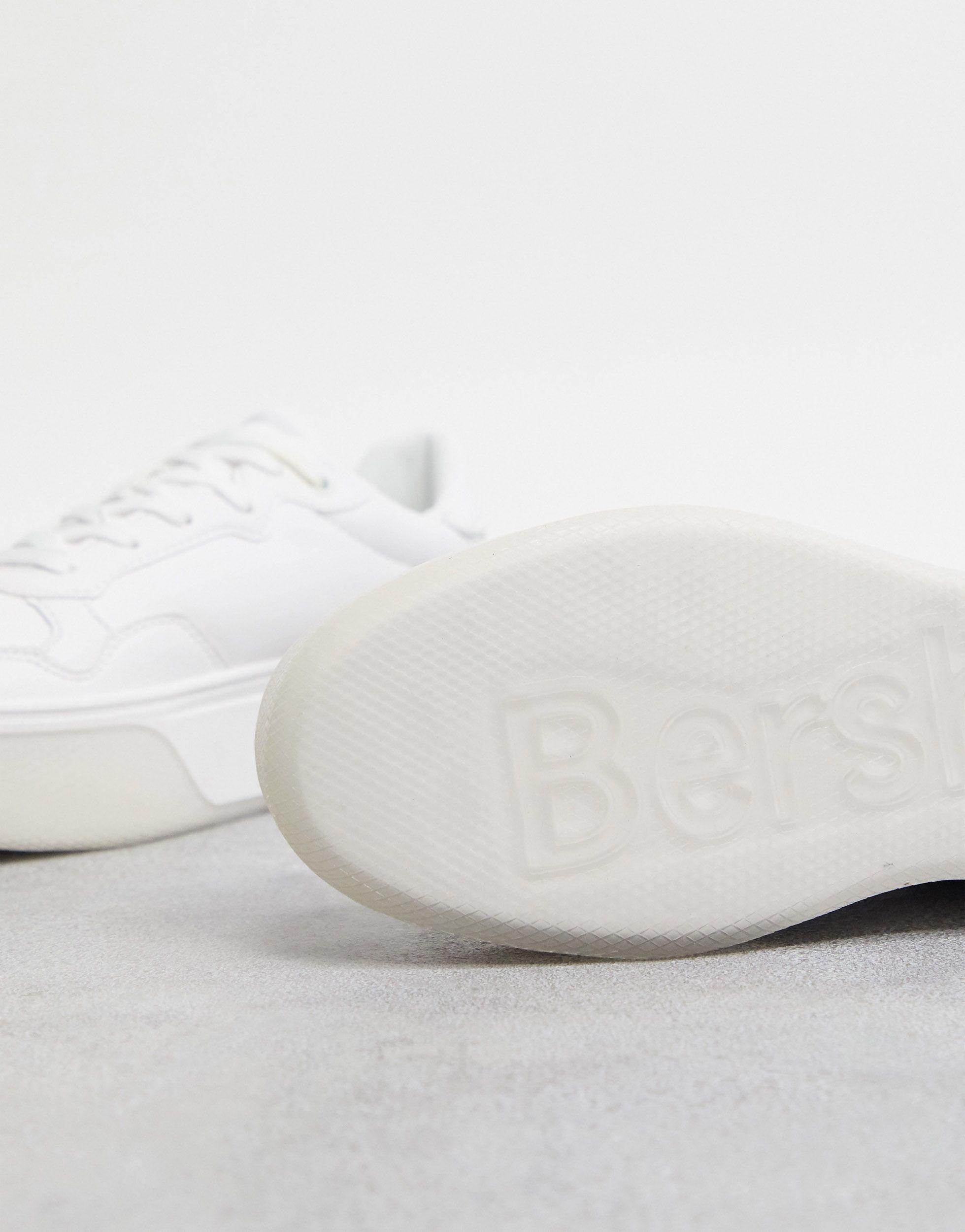 Zapatillas con plataforma en blanco Bershka de color Blanco | Lyst