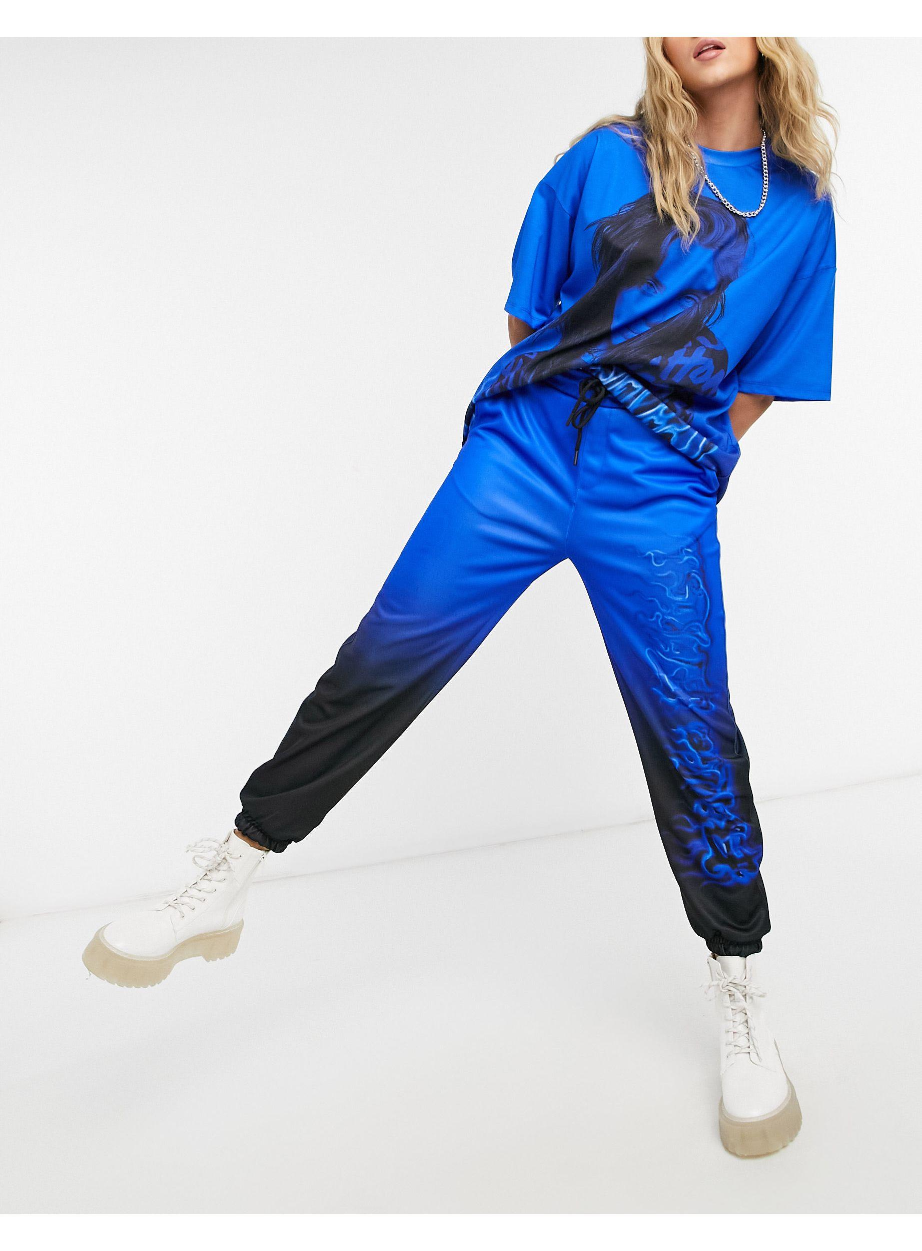 X Billie Eilish - Joggers blu di Bershka in Blu | Lyst