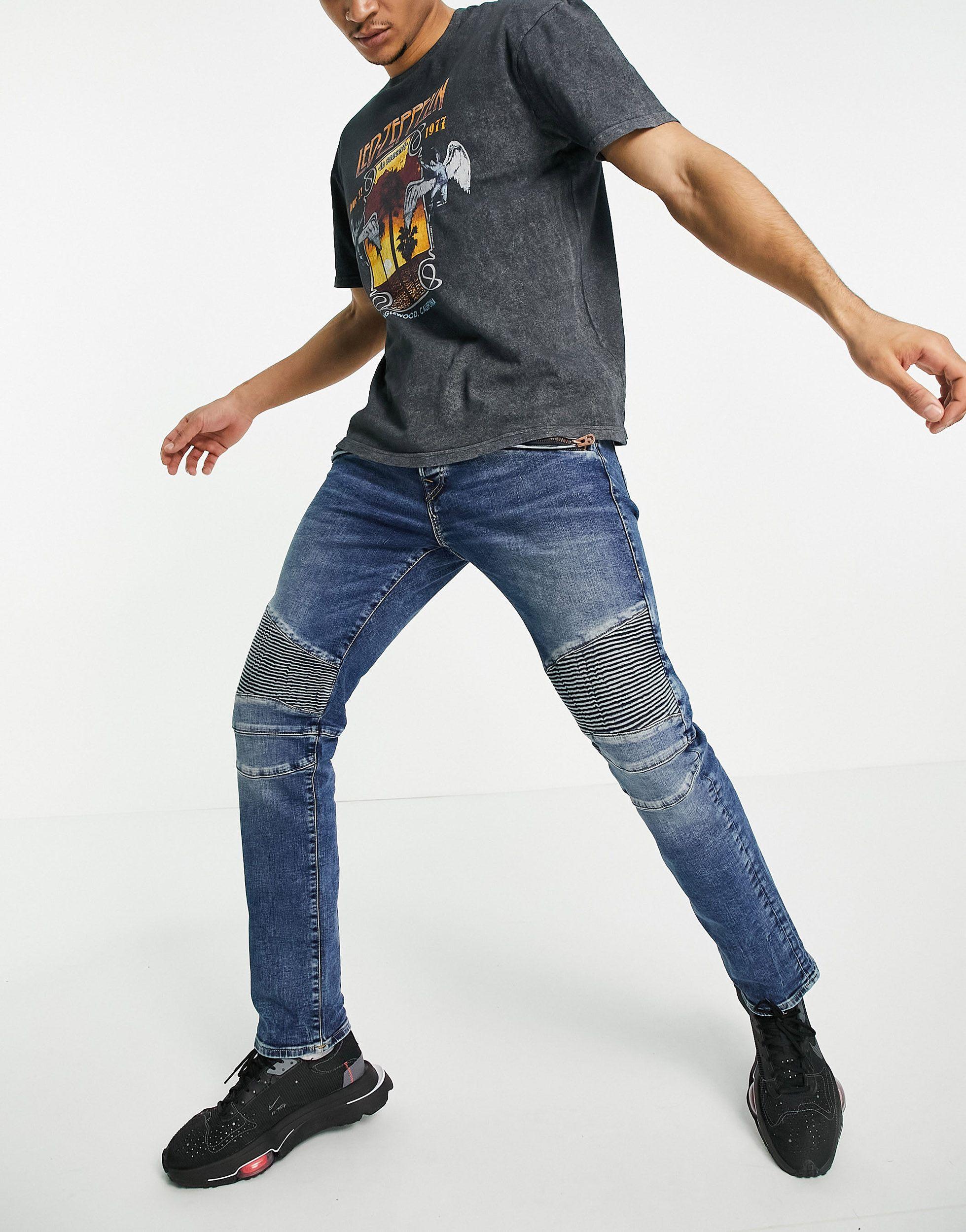 True Religion Denim Biker Rocco Skinny 