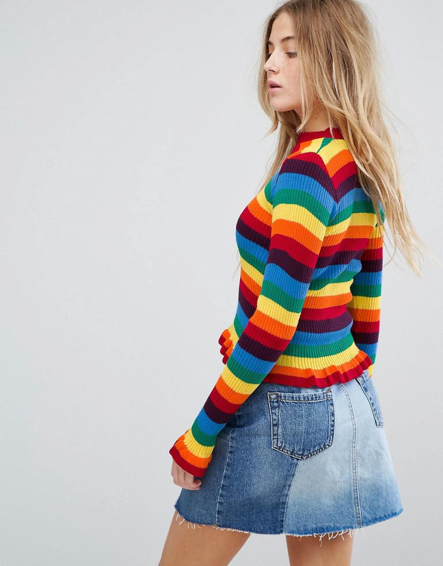 daisy street rainbow sweater,Save up to 