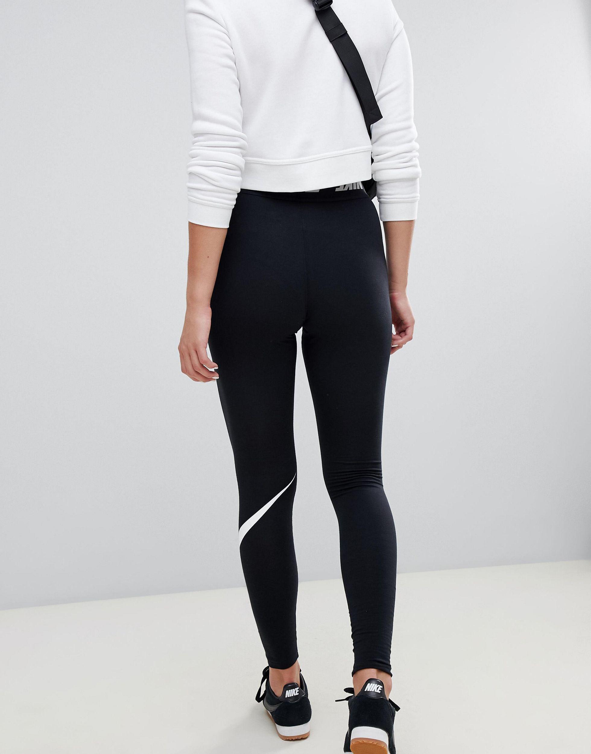 Nike Cotton High Rise Leggings With 