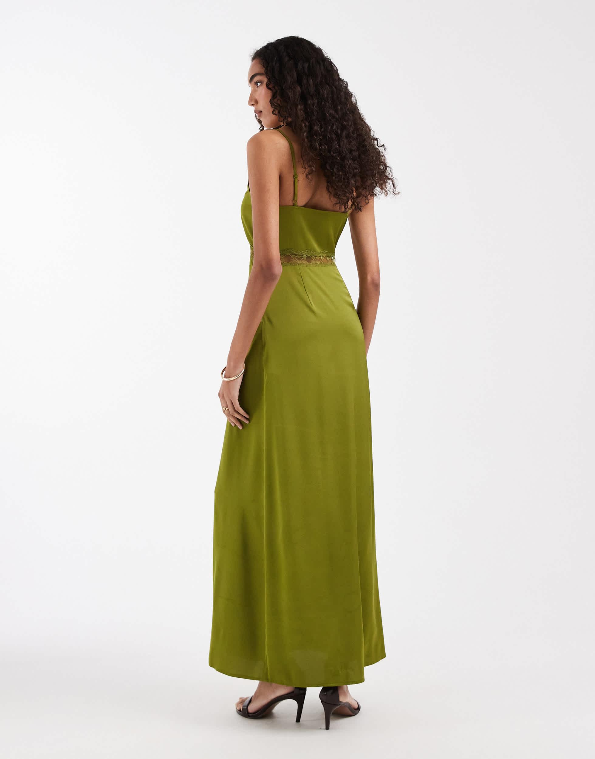 maxi dress only Only Invites Black Satin Maxi Dress
