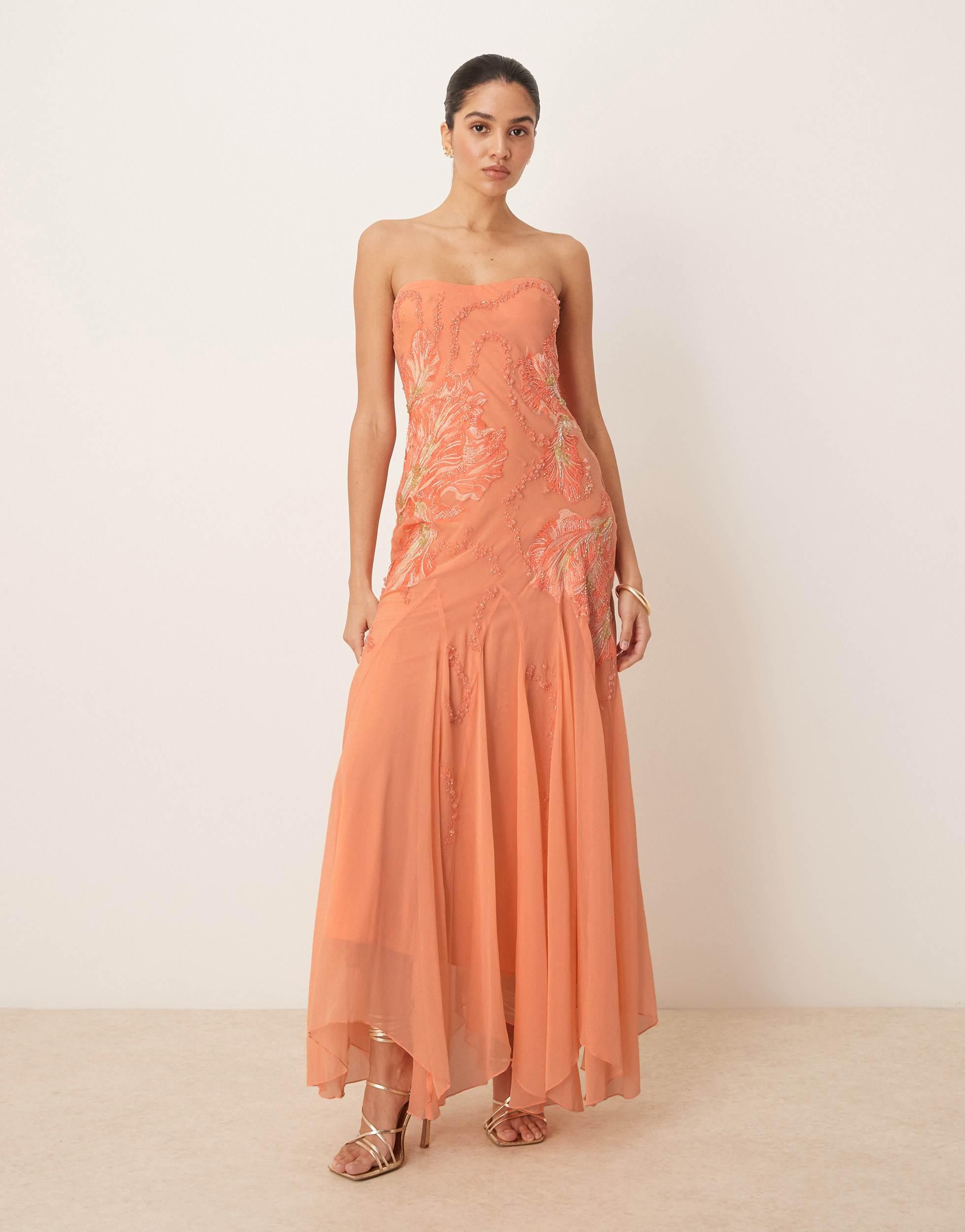 knee length dresses for ladies Blue Ruffle Trim Maternity Maxi Dress – PinkBlush main image 0