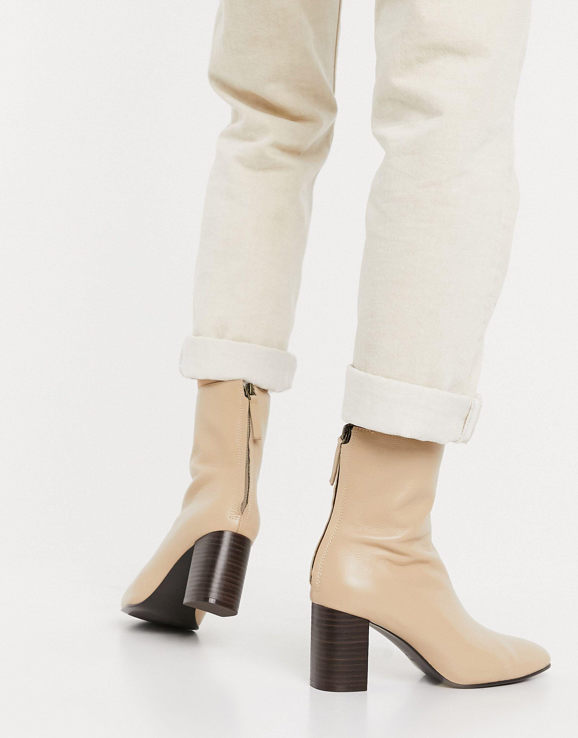 schoenen mango leer