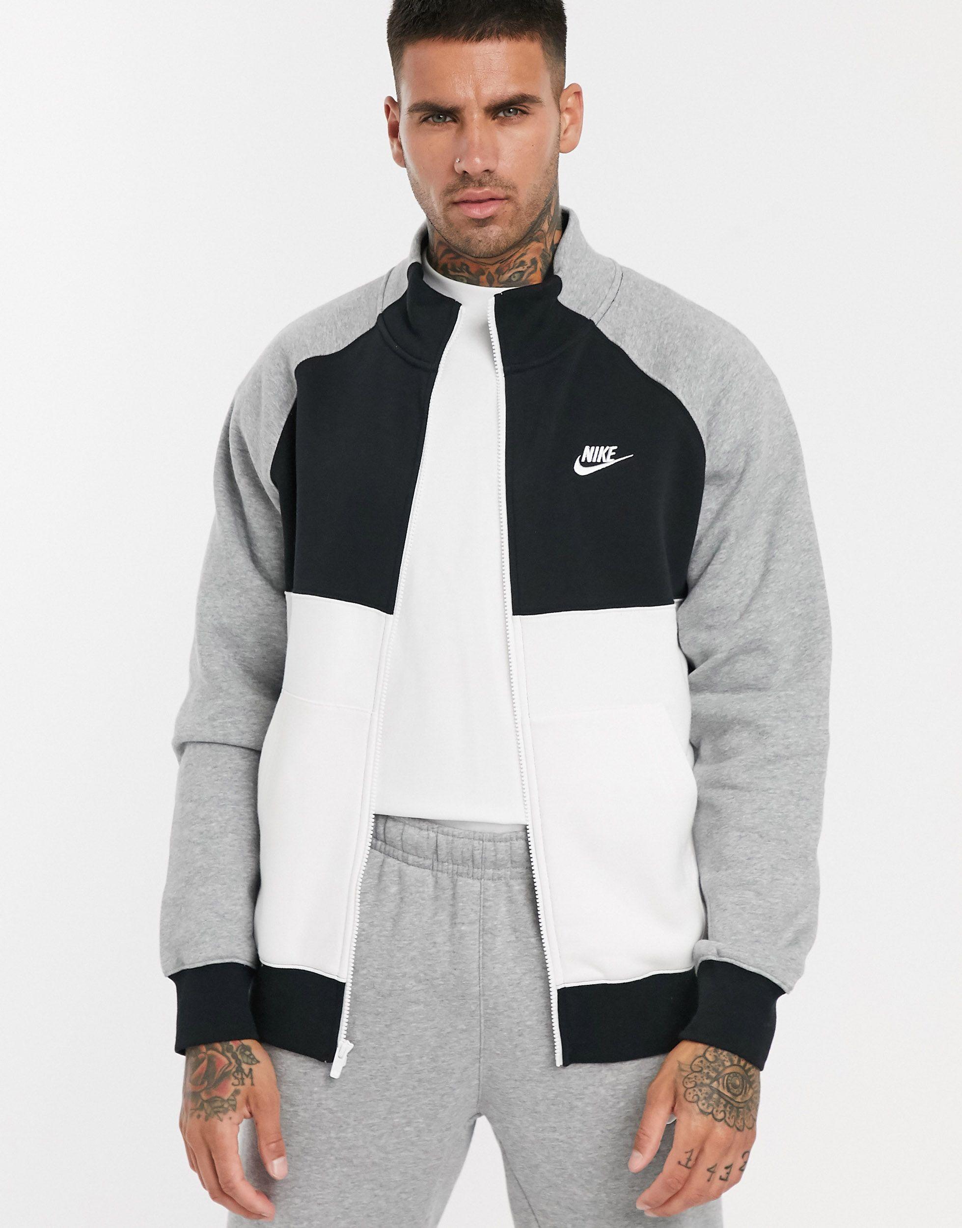 Nike Baumwolle – Trainingsanzug mit Farbblockdesign in Grau für Herren |  Lyst DE