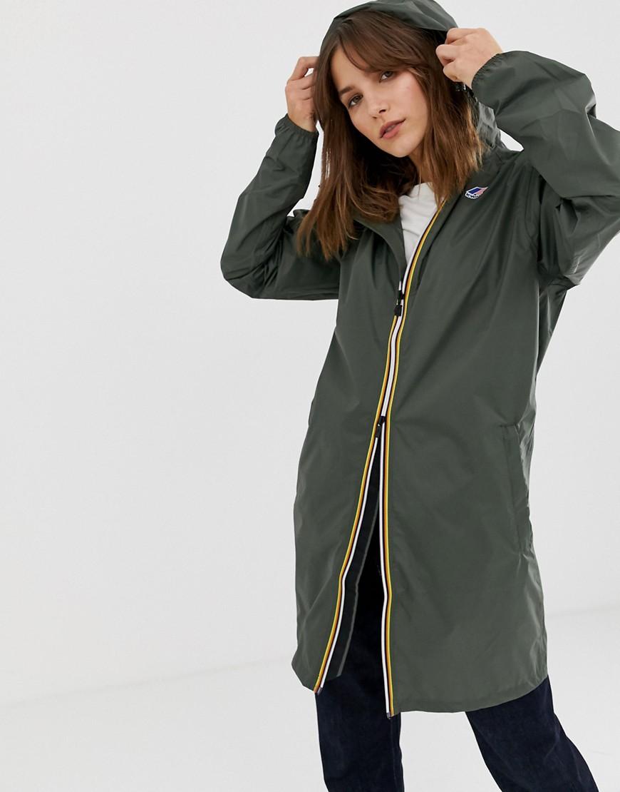 womens longline waterproof coats