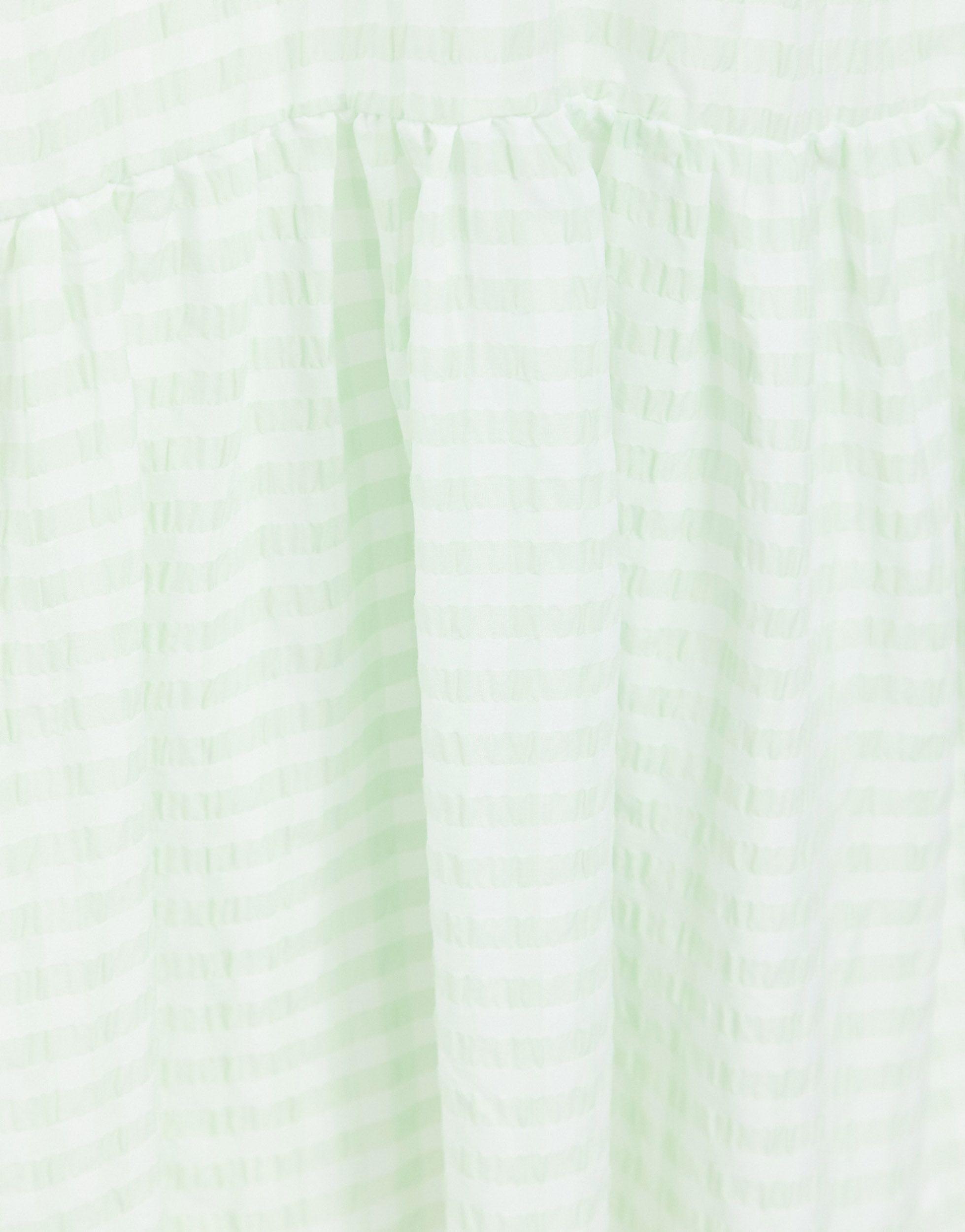 Warehouse Gingham Puff Sleeve Maxi 