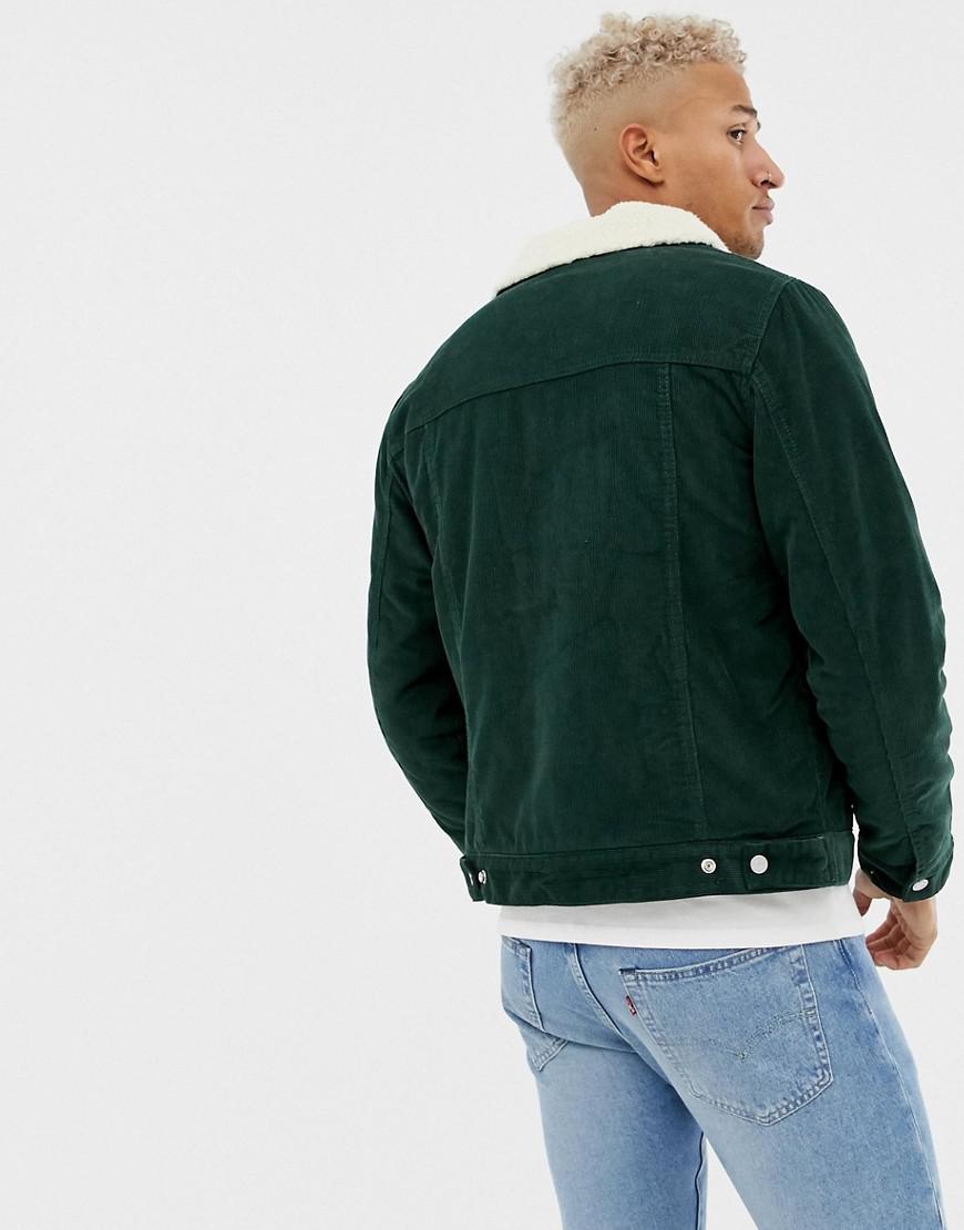 mens green cord jacket