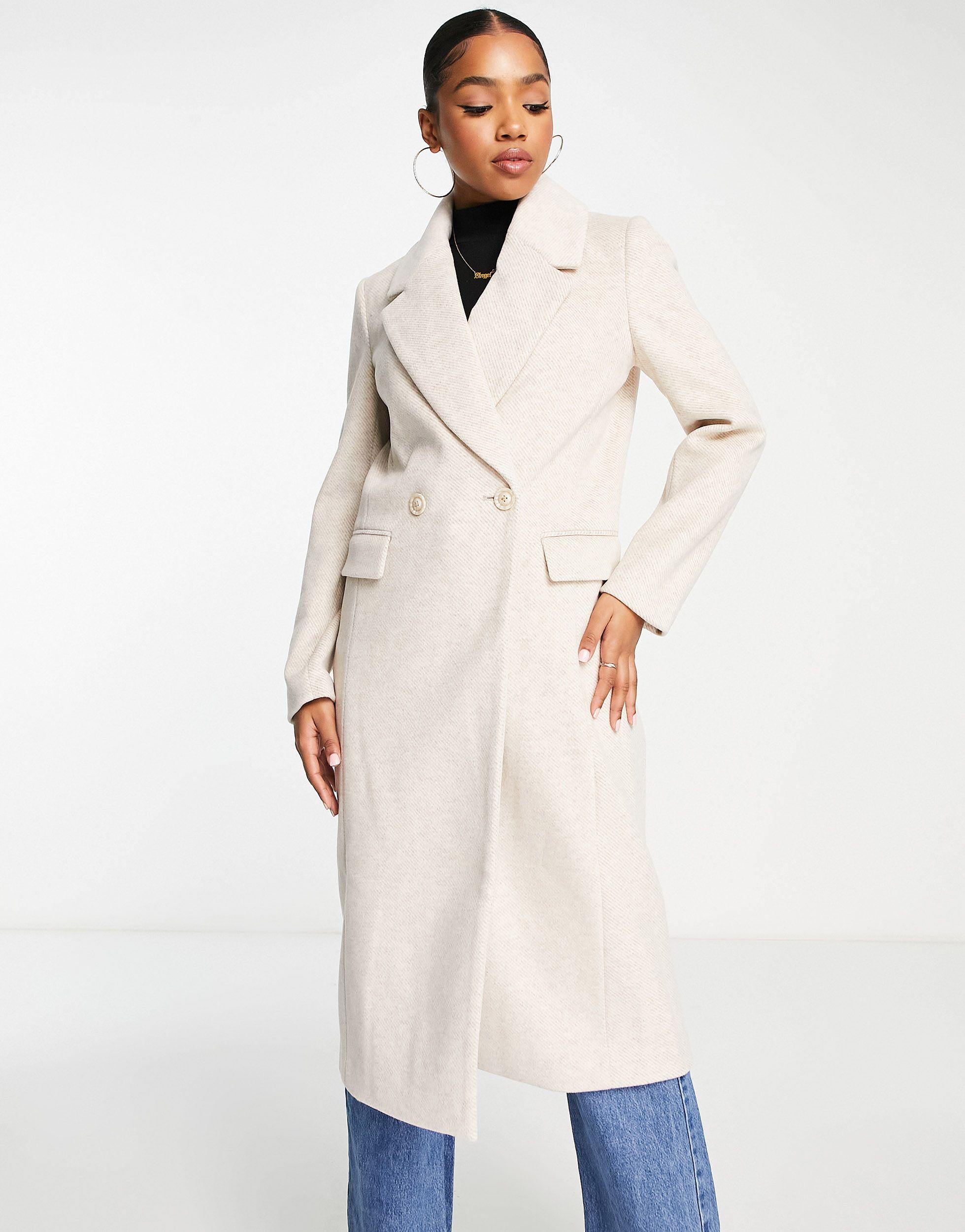 H1730 TODAYFUL Collarless Long Coat | ajmalstud.com