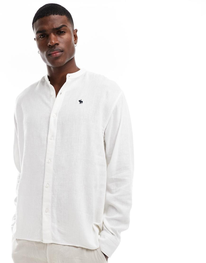 Camisa blanca abercrombie hotsell