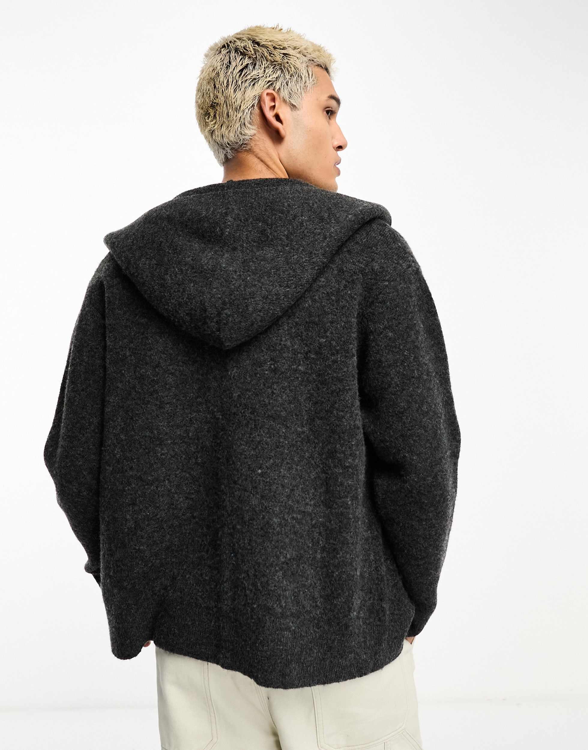 Gilet a capuche oversize hotsell