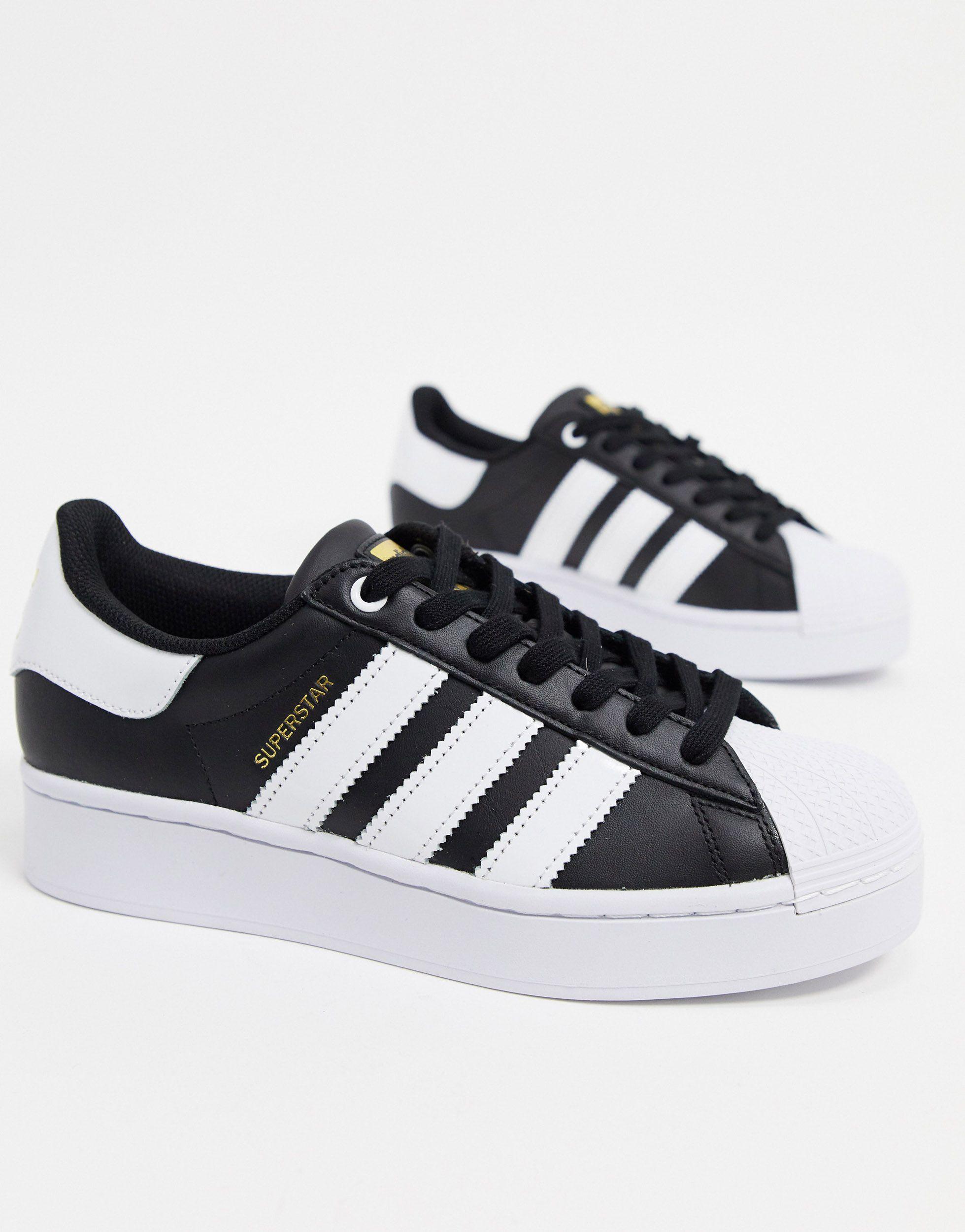 Superstar Bold - Baskets plateformes - Noir et blanc adidas ... Superstar Bold - Baskets plateformes - Noir et blanc adidas ...