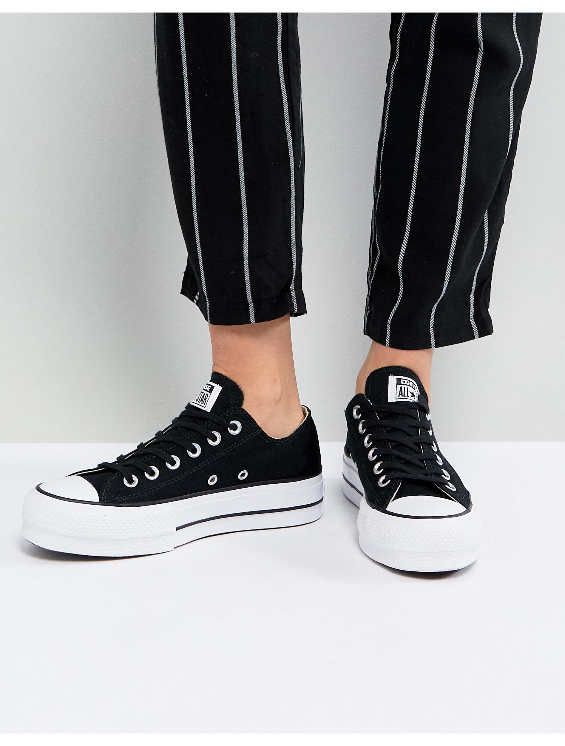 converse all star soldes plateforme blanche