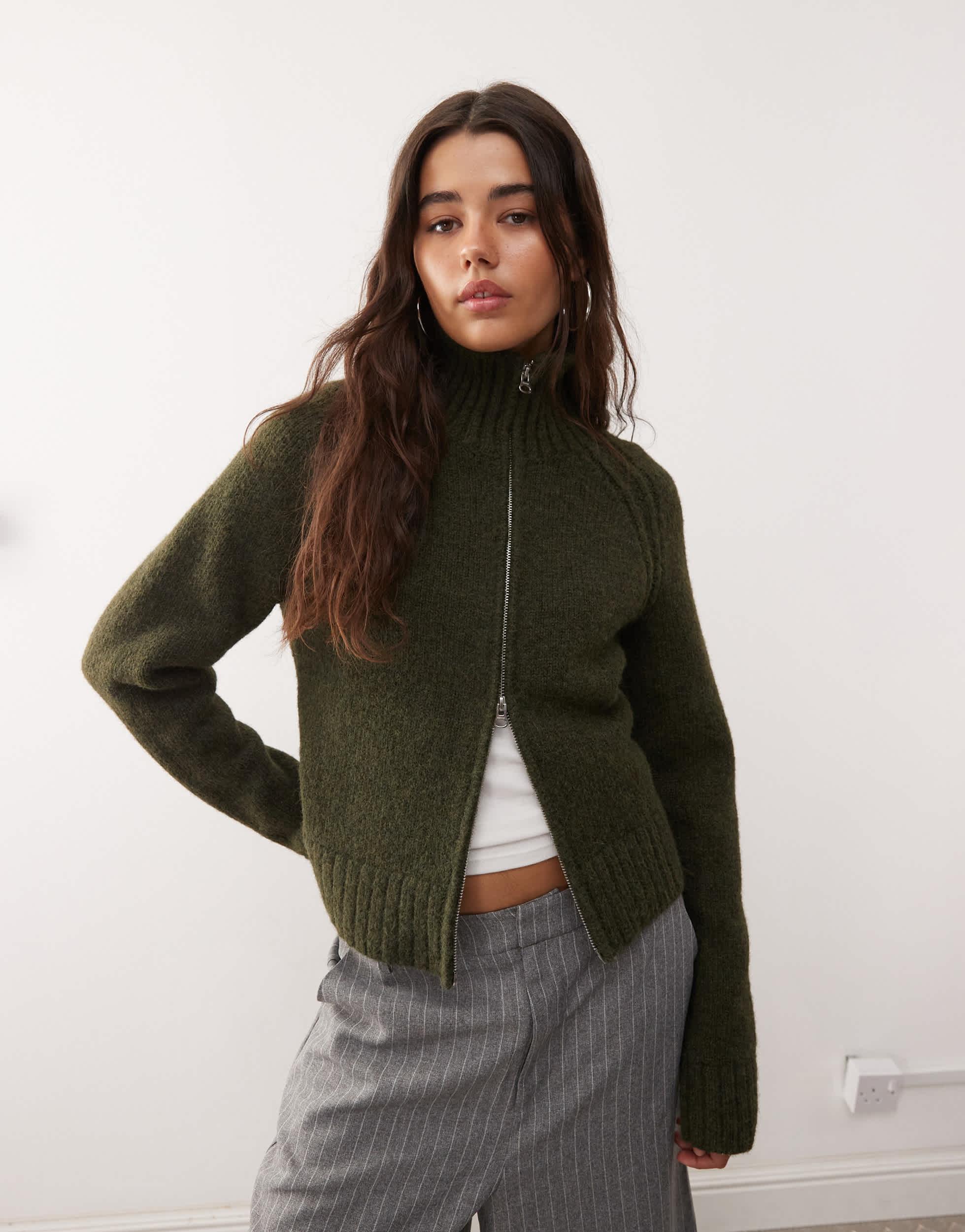 Asos Grob Gestrickter Oversize Pullover ARMEDANGELS Cardigan