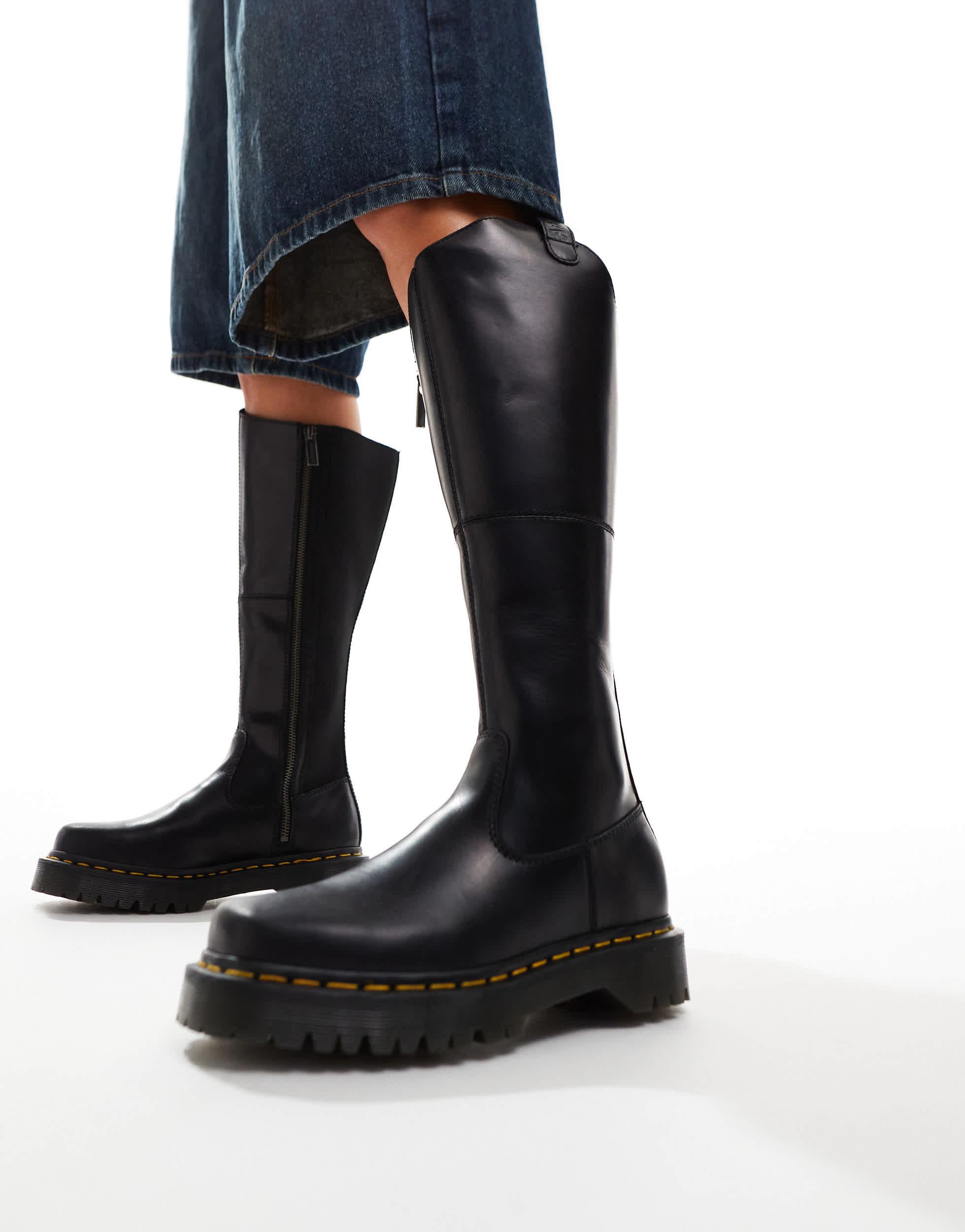 Dr. Martens Kniehoge laarzen voor dames Online sale met kortingen tot 30 Lyst NL