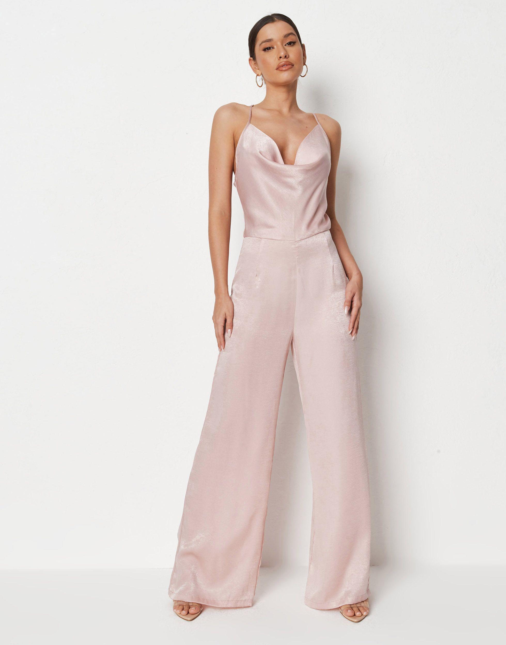 Missguided wide clearance leg jumpsuit