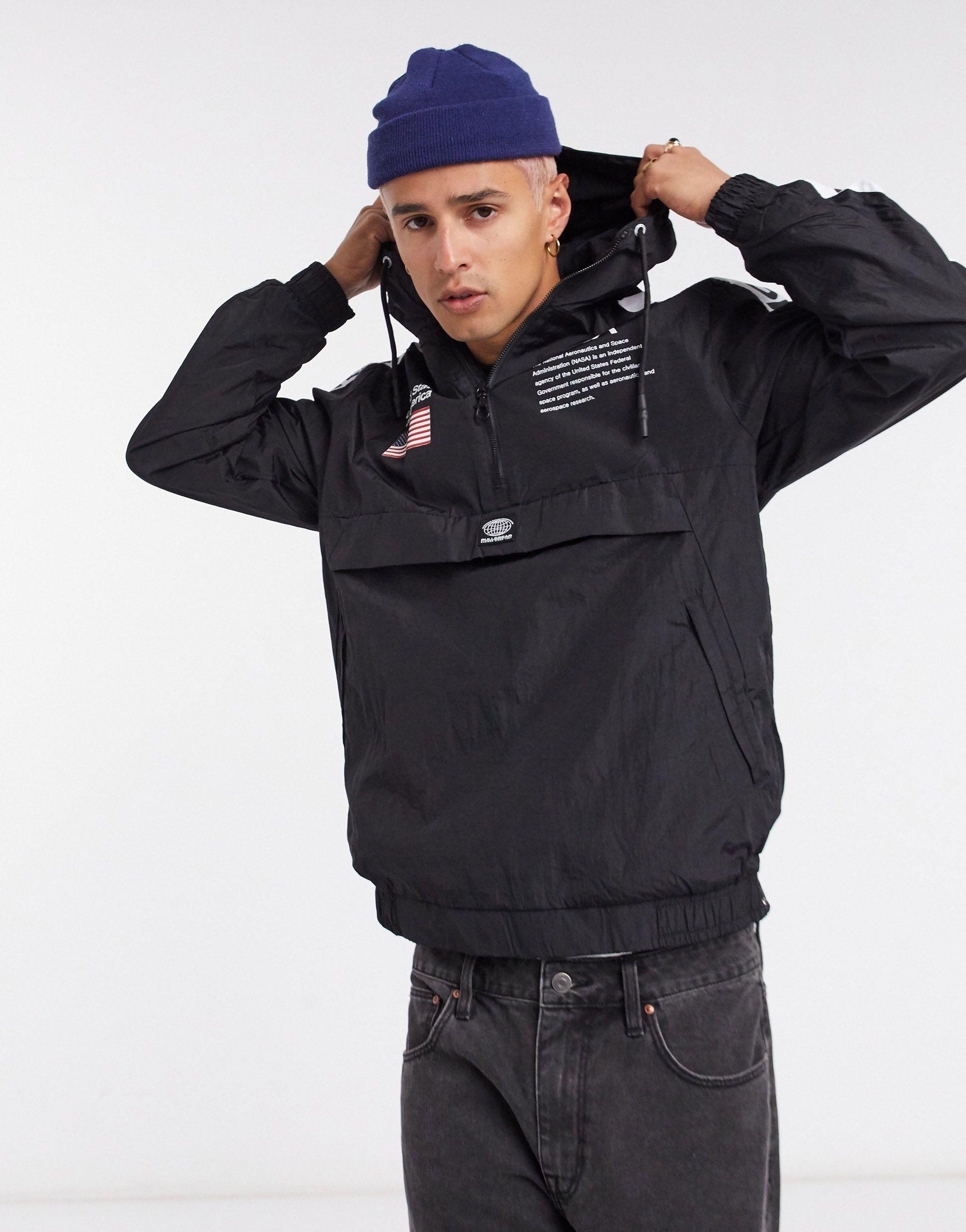 pull bear overhead padded jacket
