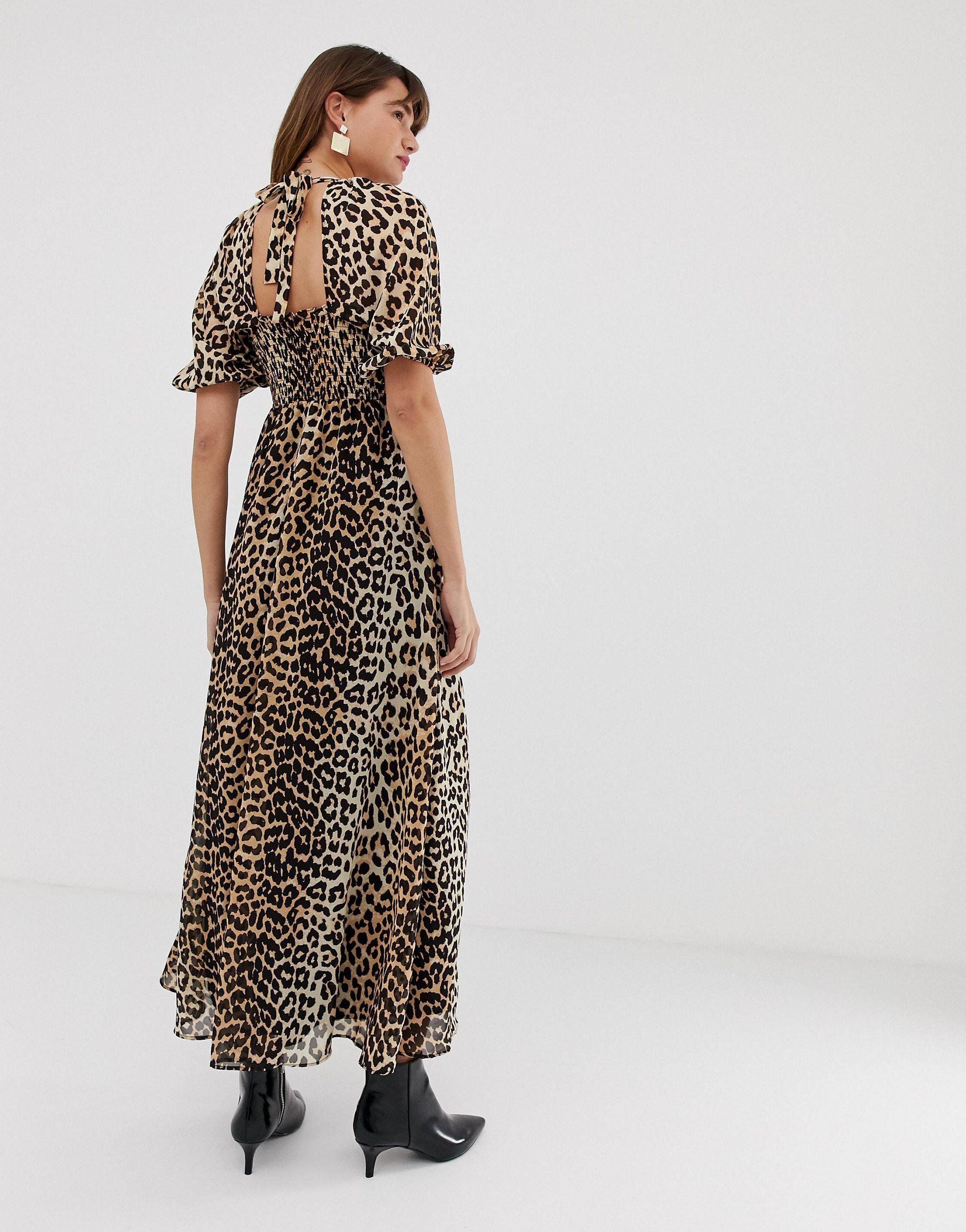 Shirred bustier maxi dress Clearance