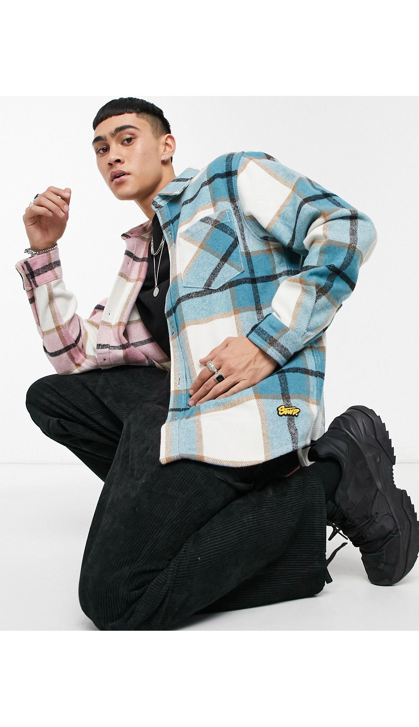 pull and bear blue shirt