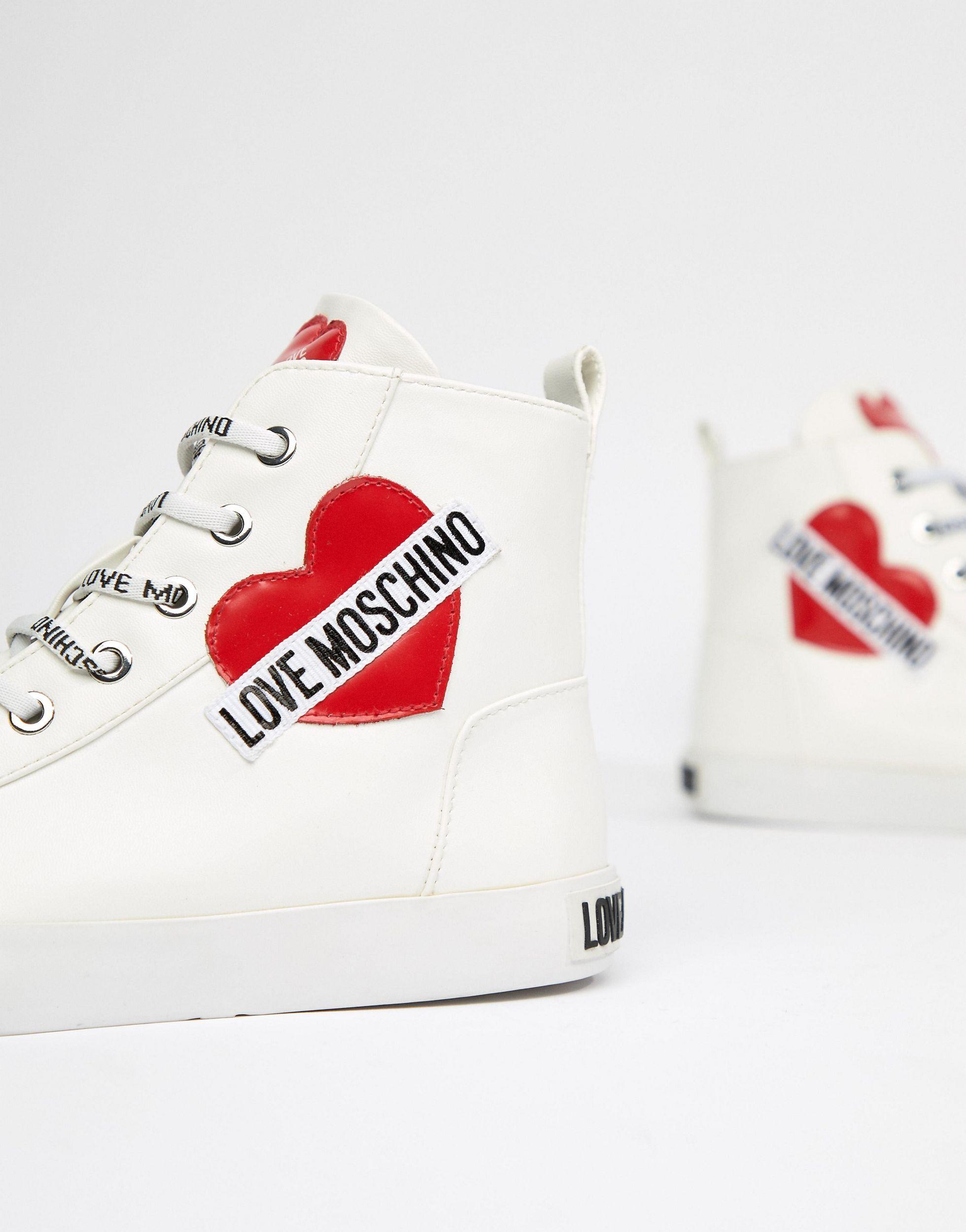 love moschino high tops